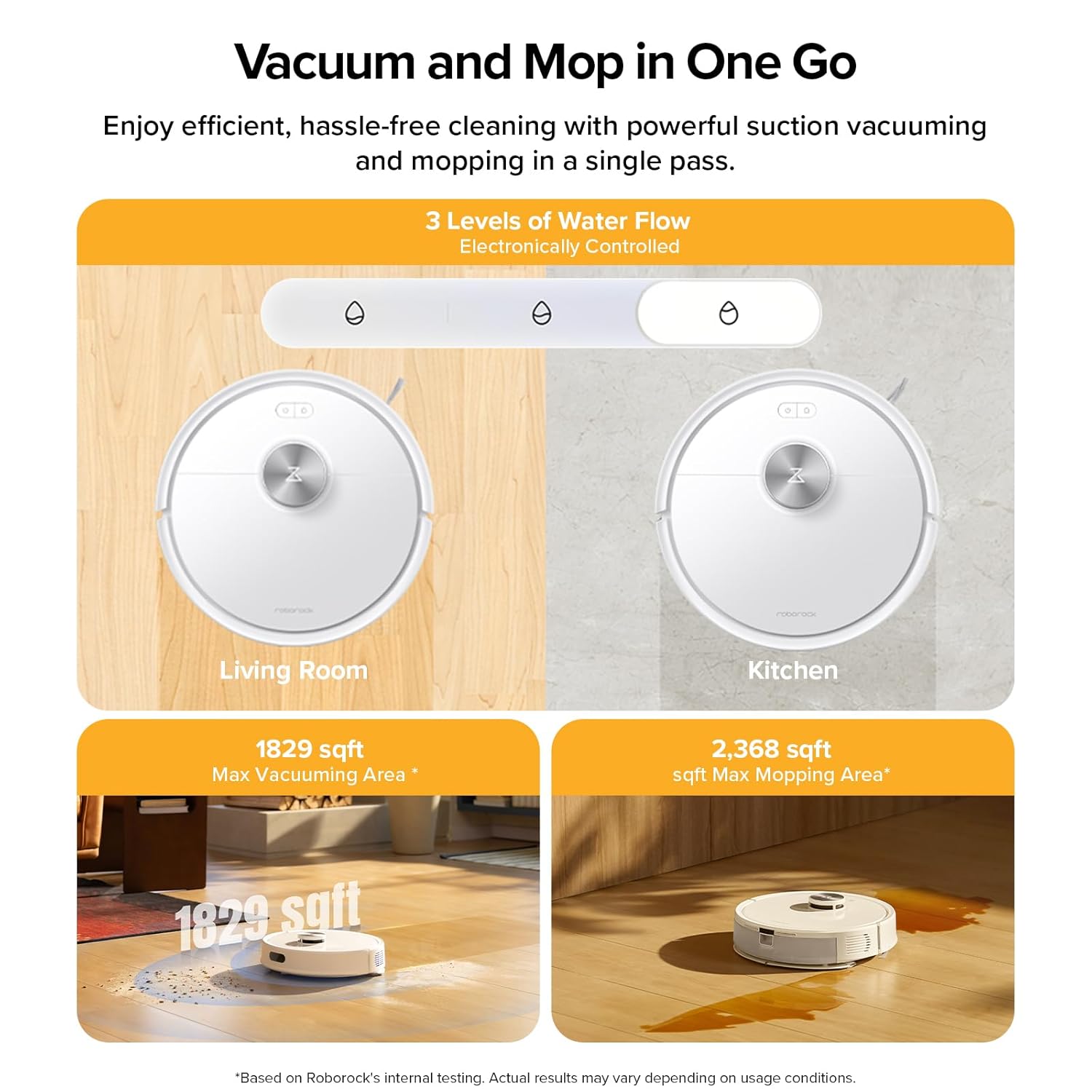roborock Q7 M5+ Robot Vacuum and Mop, Upgraded from Q5 Max+, 7 Weeks Self-Emptying, 10000Pa