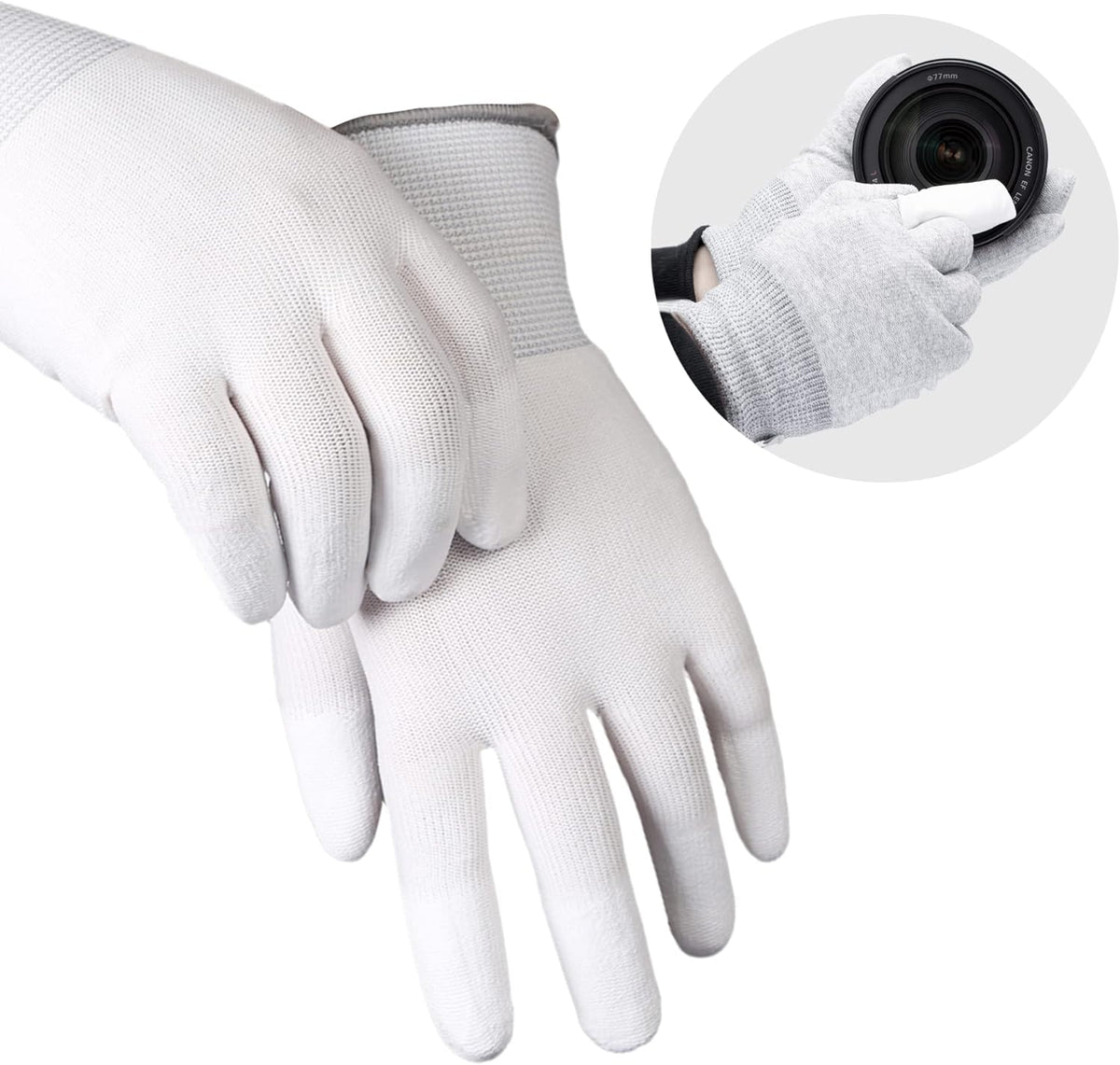 VSGO Professional Camera Cleaning Gloves Anti-Static for Camera and Sensor Cleaning, Compatible