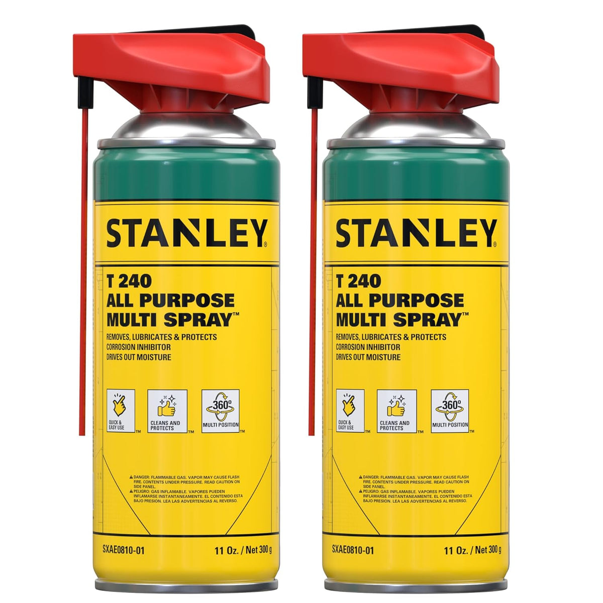 Stanley T240 Corrosion Inhibitor Spray - Rust Remover&Cleaner Aerosol - Versatile Rust Prevention