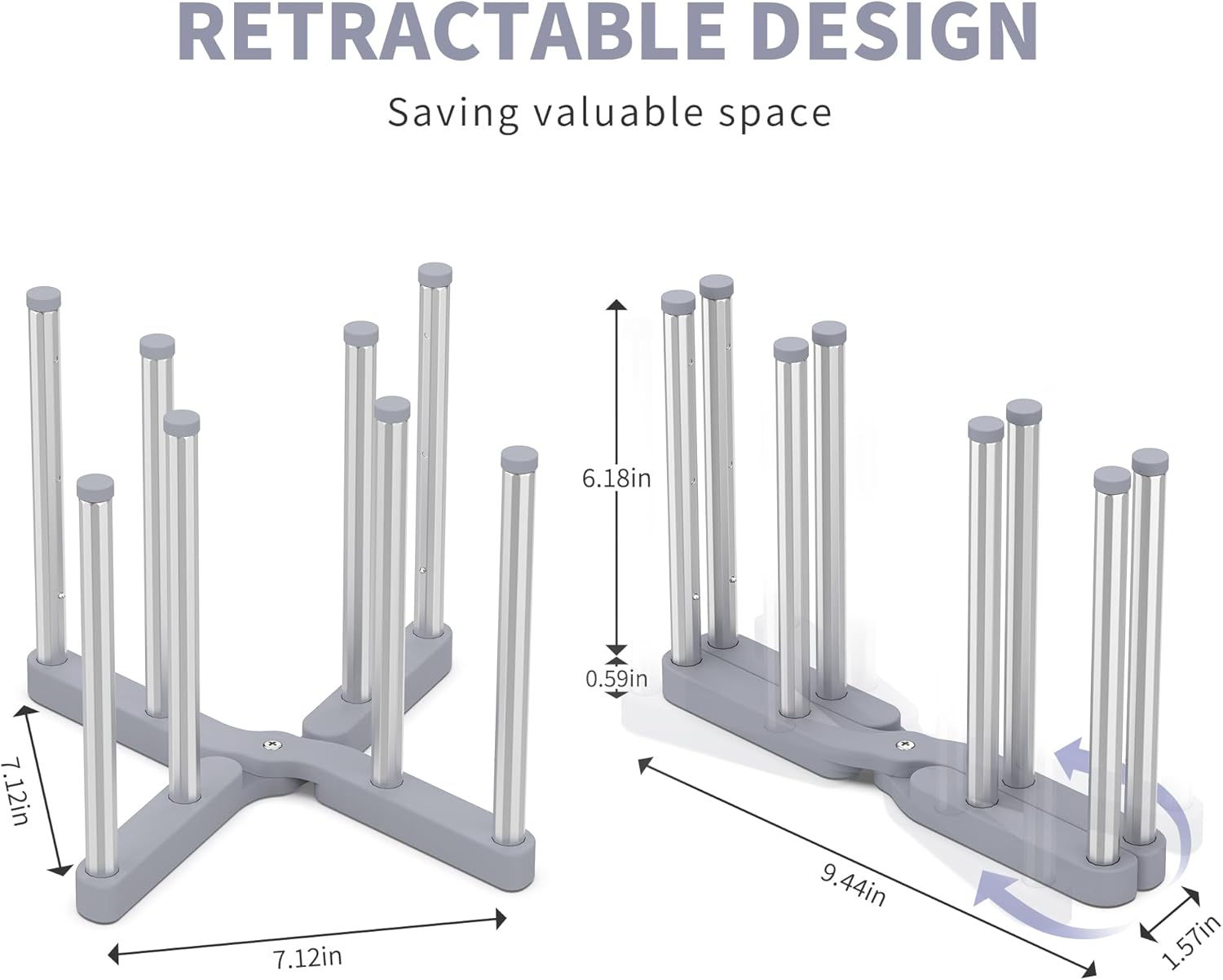 Baby Bottle Drying Rack, Reusable Bag Drying Rack, Water Bottle Drying Rack, Collapsible Drying