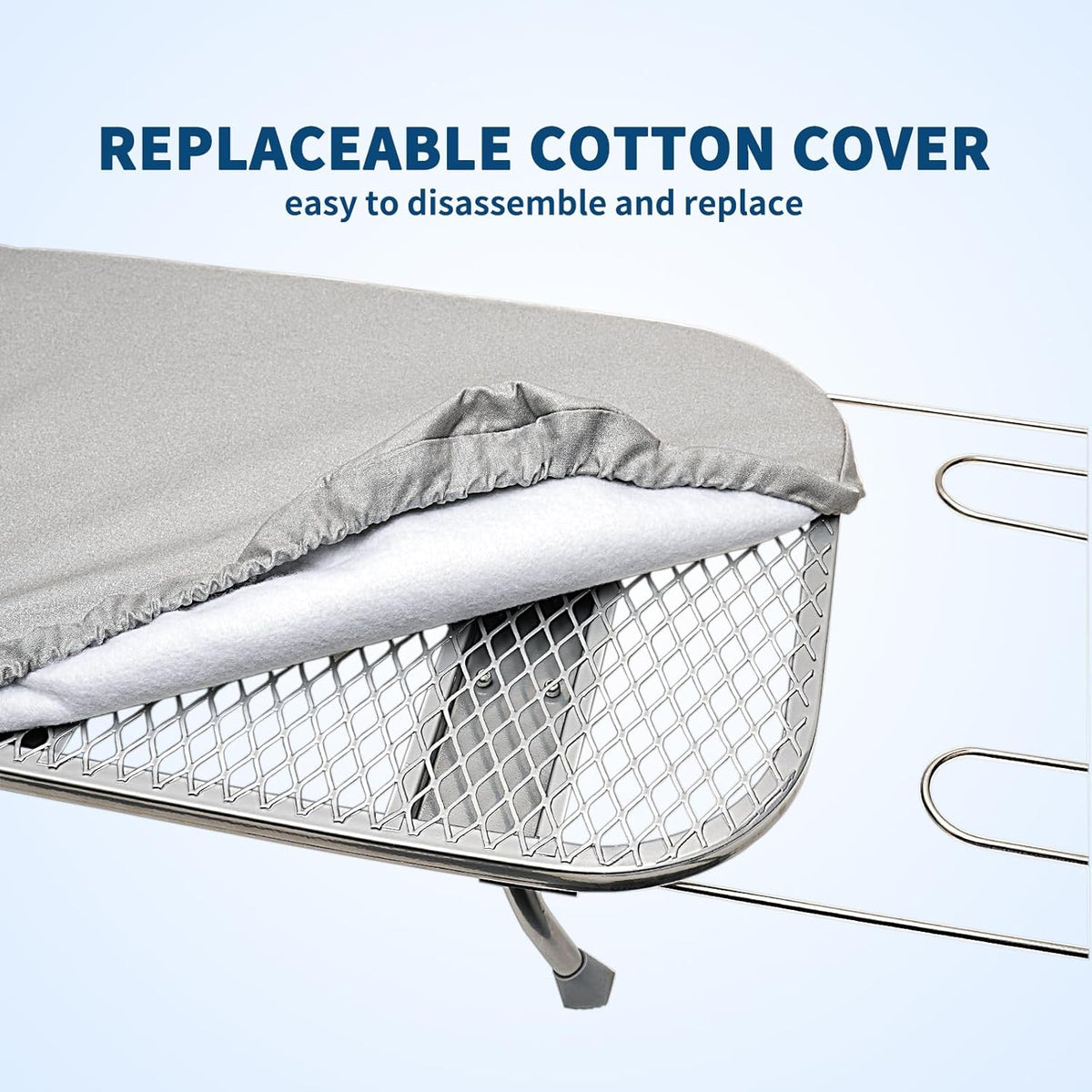 Folding Tabletop Ironing Board with Iron Holder Rest, Portable Space Saving Small Metal Ironing