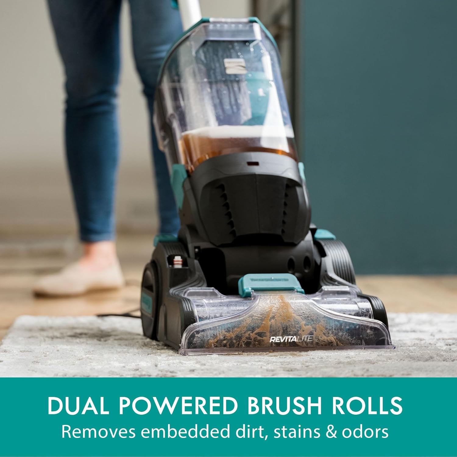 Kenmore KW4070 RevitaLite Pet Portable Carpet Cleaner with High Cleaning Power, 3.2L Clean Tank &