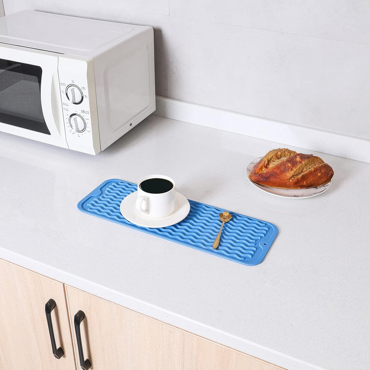 Silicone Dish Drying Mat for Multiple Usage,Easy clean,Eco-friendly,Heat-resistant Silicone Mat for