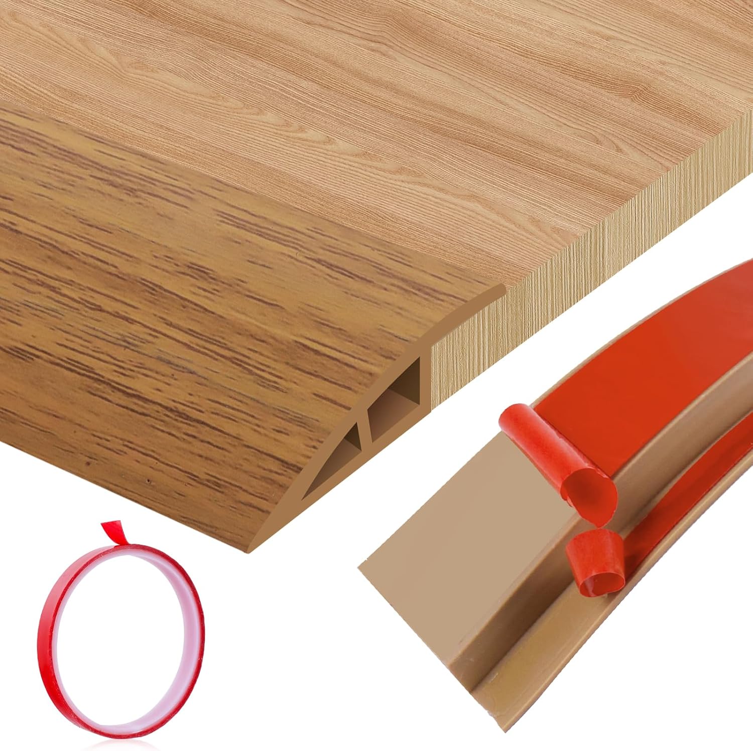 Floor Transition Strip Door Threshold 79" Floor Transition Reducer Trim on The Edges Threshold