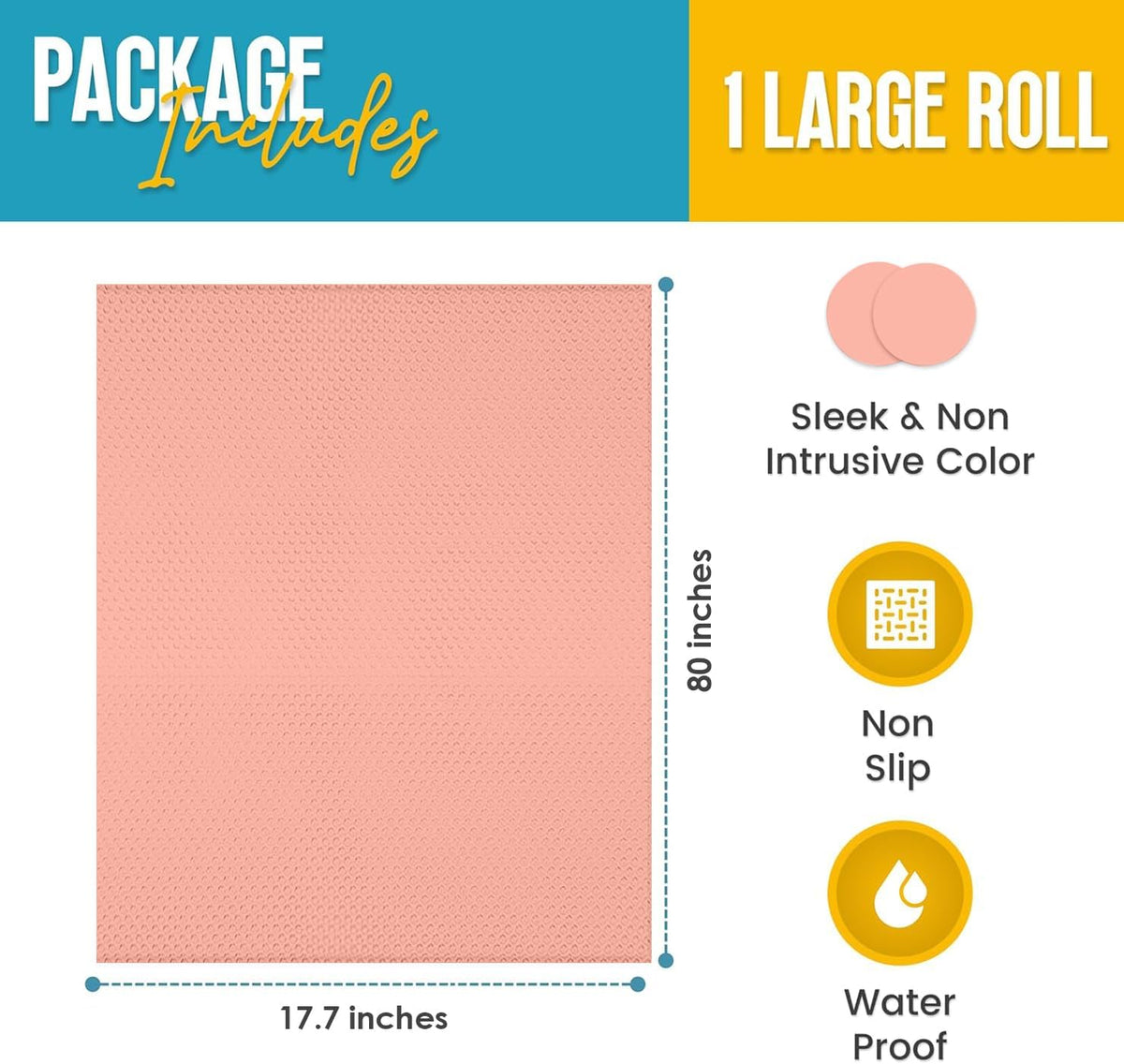 Refrigerator Liners for Shelves by Linda’s Essentials - Easy to Clean Fridge Liner with Spill