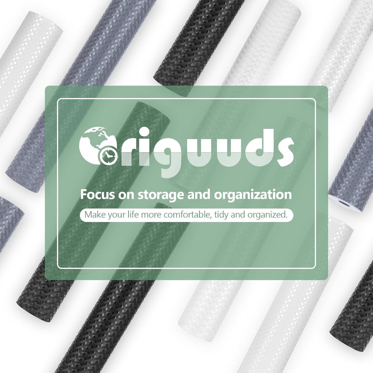 Shelf Liners, Non-Adhesive Drawer Liner, Waterproof & Oil-Proof Kitchen Cabinet Cupboard Liner