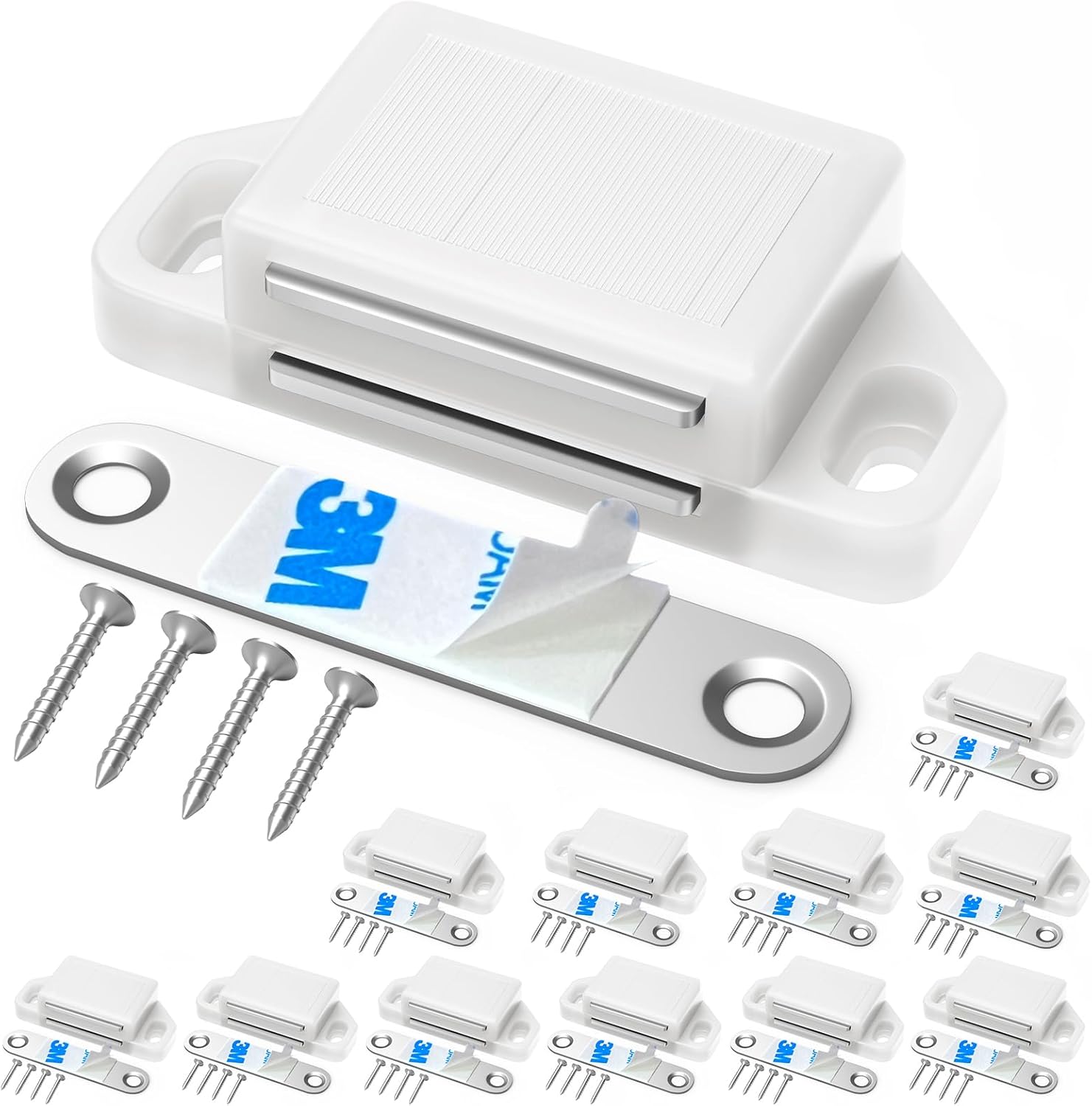 Cabinet Magnetic Catch Door Latch 30LB for Kitchen Drawer Magnets to Stay Closed Magnetic Catch