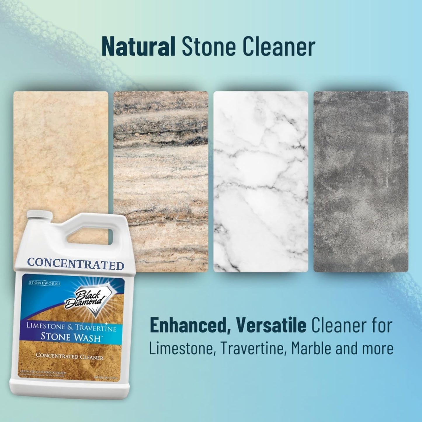 Black Diamond Stoneworks Limestone and Travertine Floor Cleaner: Natural Stone, Marble, Slate