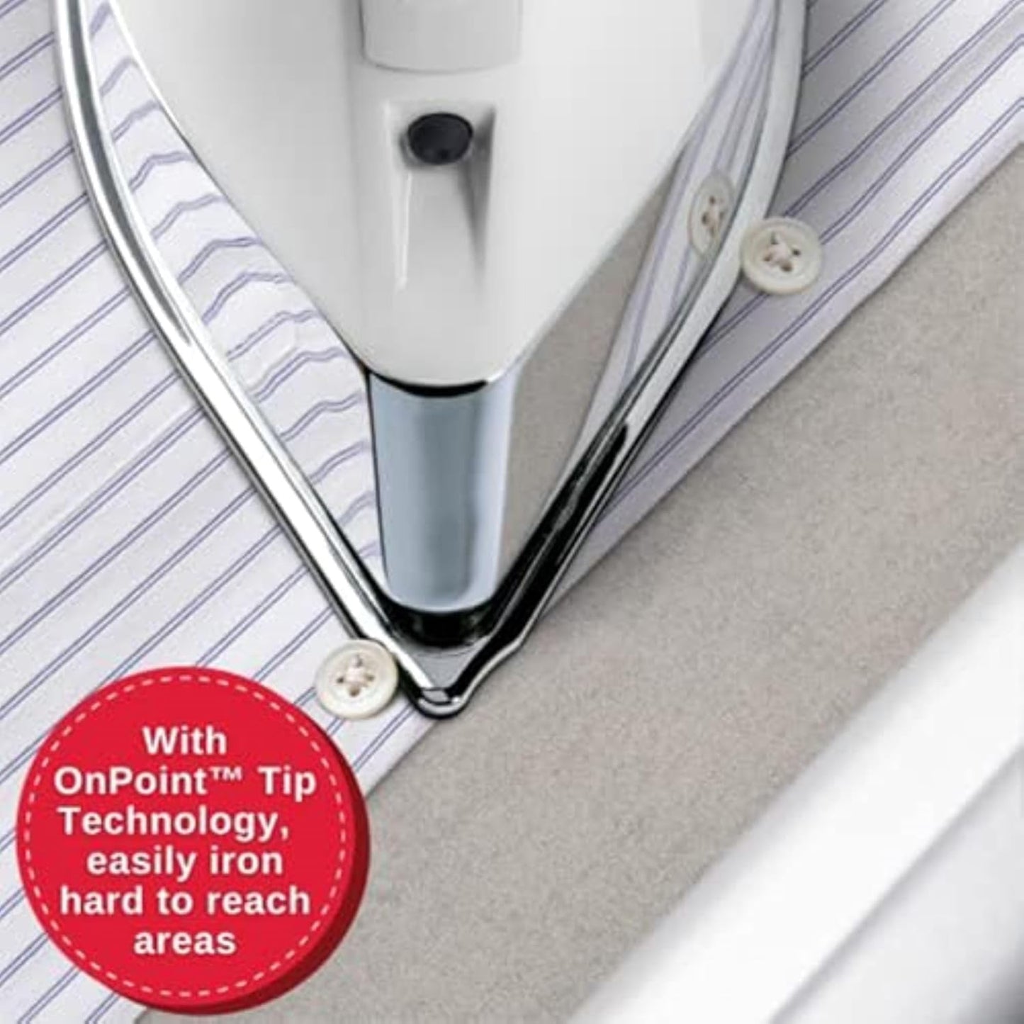 SINGER SteamCraft Steam Iron (1700W) | Steamer with Stainless Steel Plate, OnPoint Precision Tip