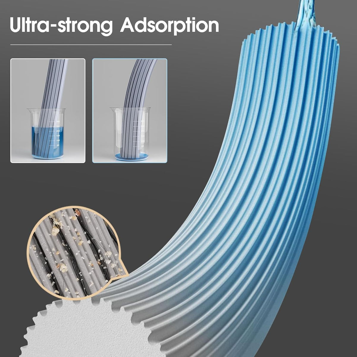 Sponge Mop,Masthome Roller Sponge Mop,Easy Self Squeeze Mop and Stainless Steel Handle,PVA Mops