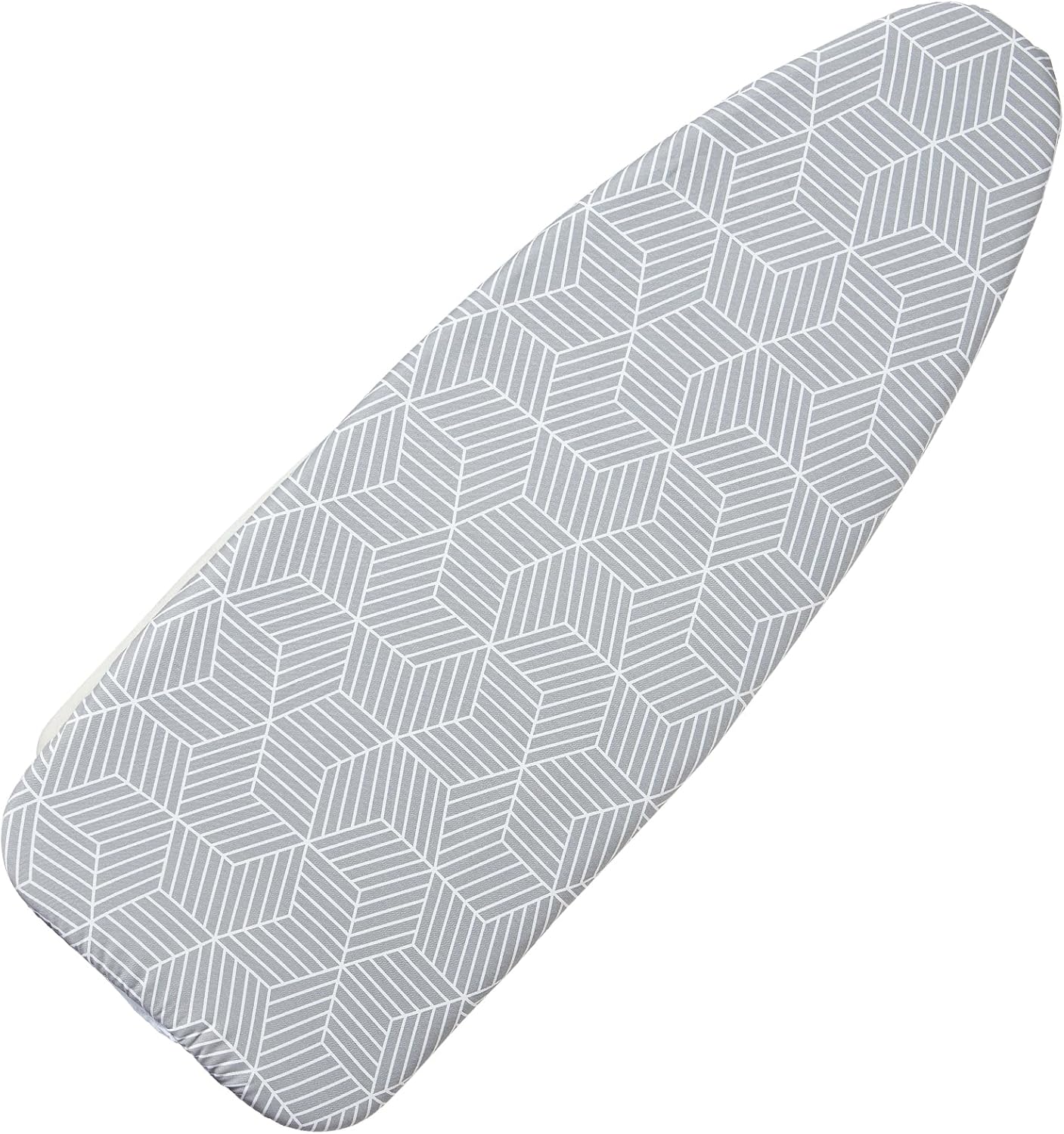 Wide Ironing Board Cover with Padding 18 x 49 inch Heat Reflective with Hook and Loop Fasteners