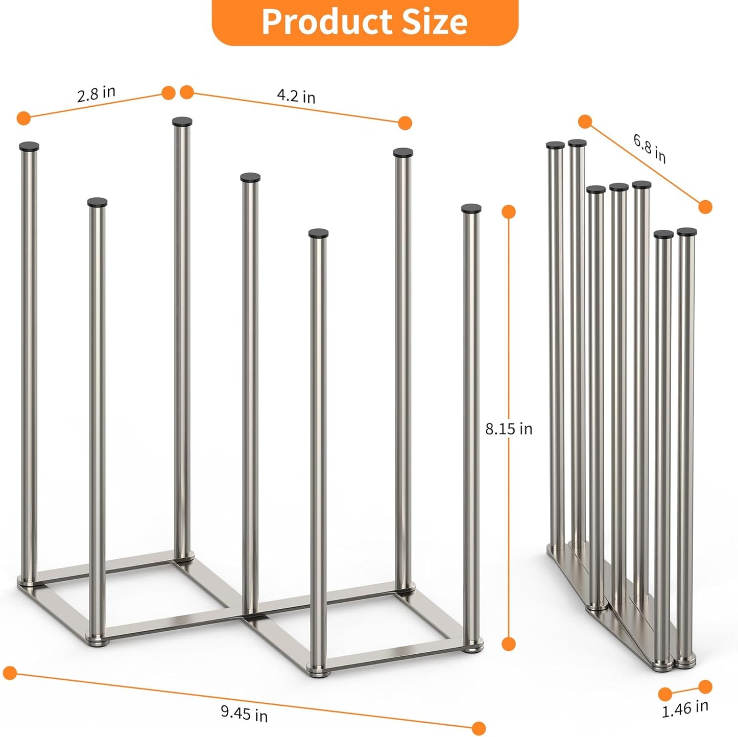 Foldable Bottle Drying Rack, Baby Bottle Drying Rack, Collapsible Cup Draining Holder, Retractable