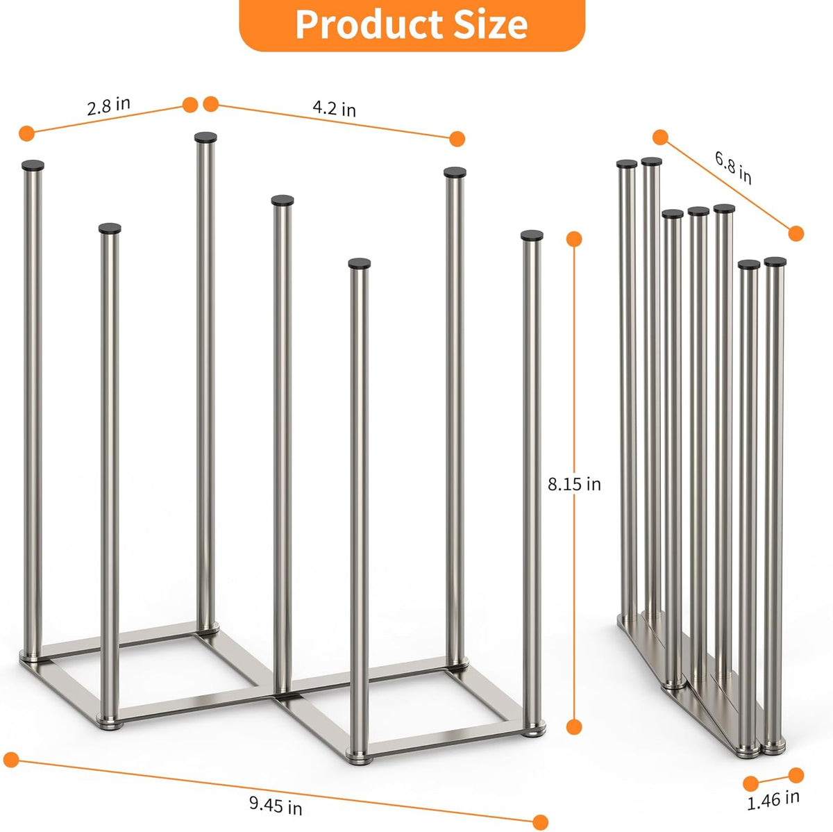 Foldable Bottle Drying Rack, Baby Bottle Drying Rack, Collapsible Cup Draining Holder, Retractable