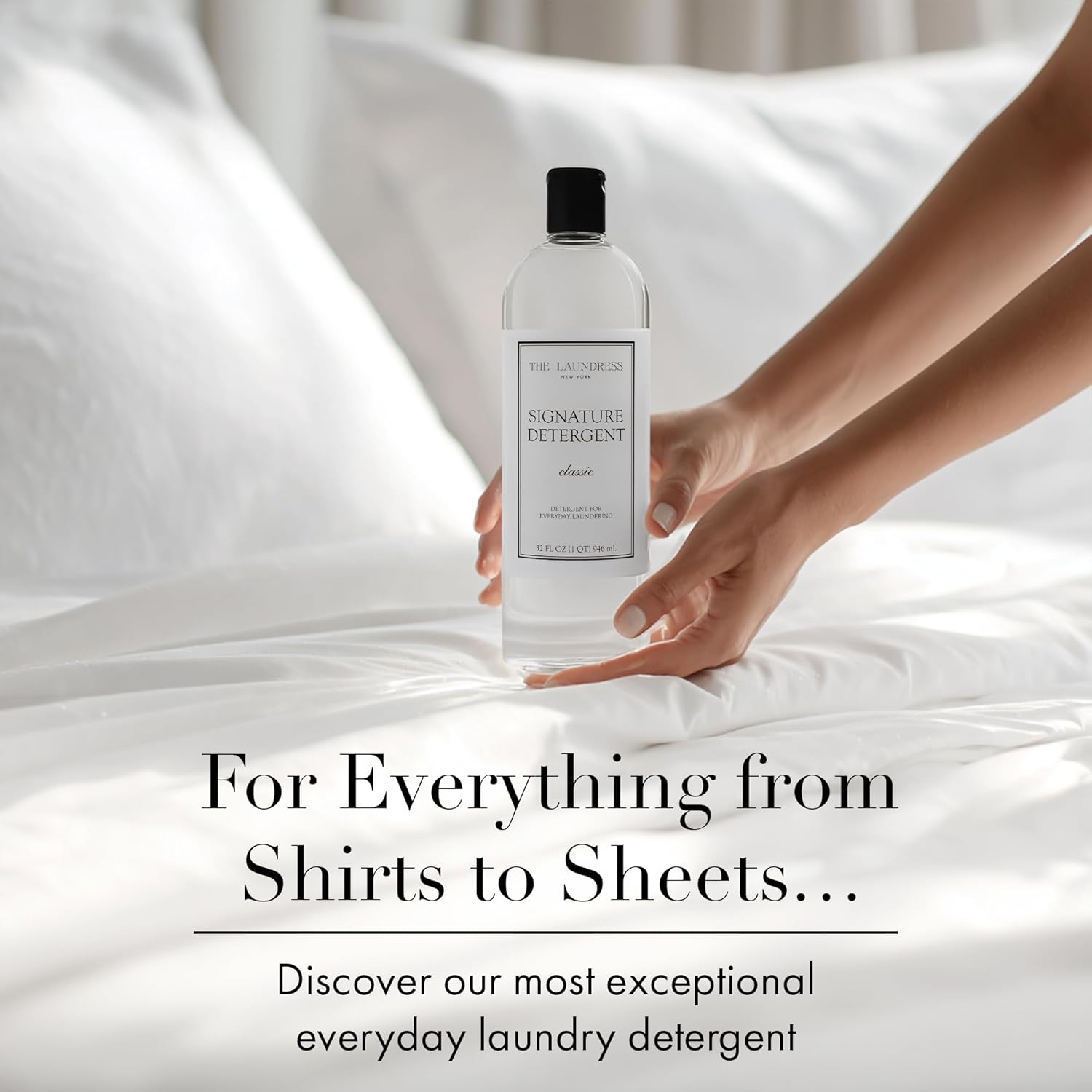 The Laundress Luxury Laundry Detergent, 31 Loads, Scented Signature Classic Fragrance, Concentrated