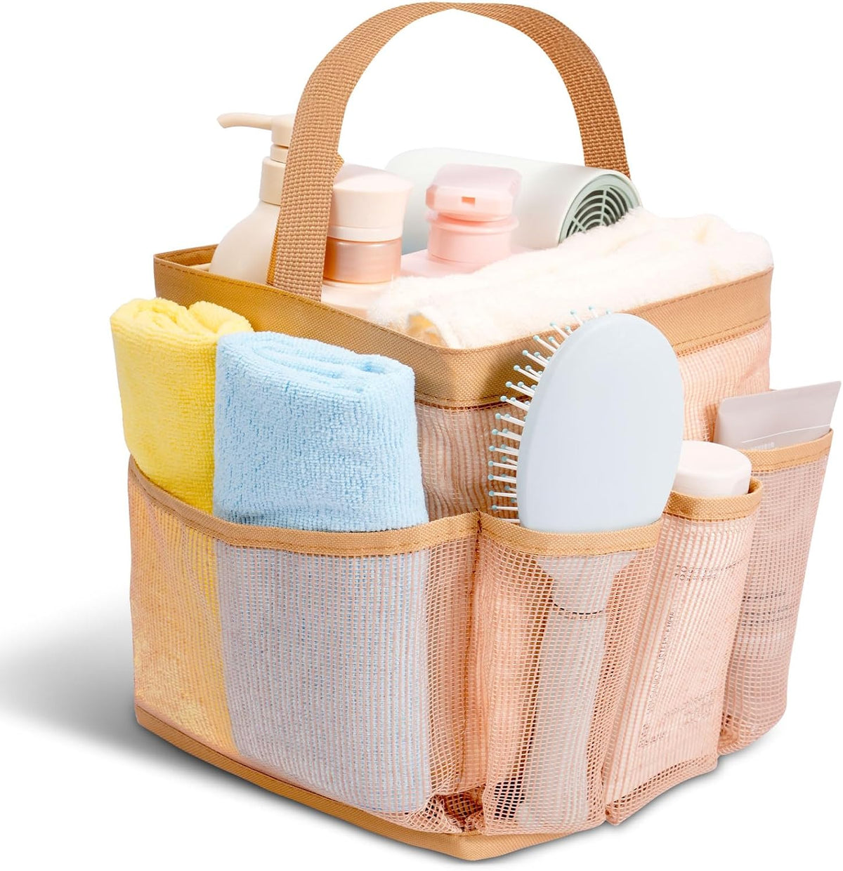 Shower Caddy for College Dorm Room Essentials for Girls with 9 Pockets,Large-Capacity Shower