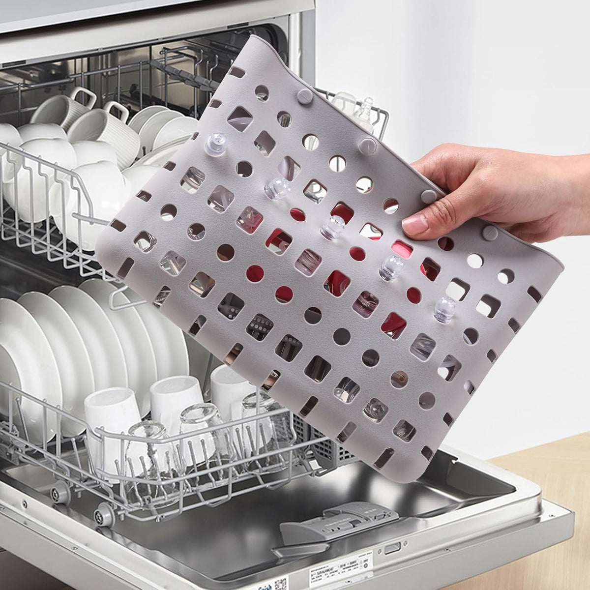 Baby Bottle Drying Rack:Space Saving Standing Drying Rack for Baby Bottles and Pump Part