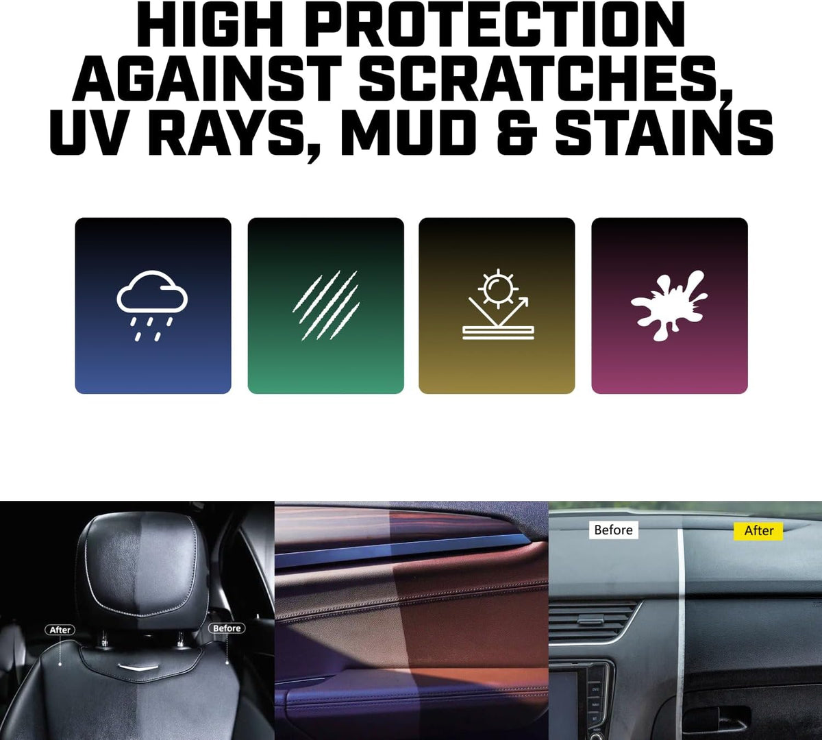 garage bulls Car Plastic Restorer & Hydrophobic Trim Ceramic Coating Kit Long Lasting Coating Car