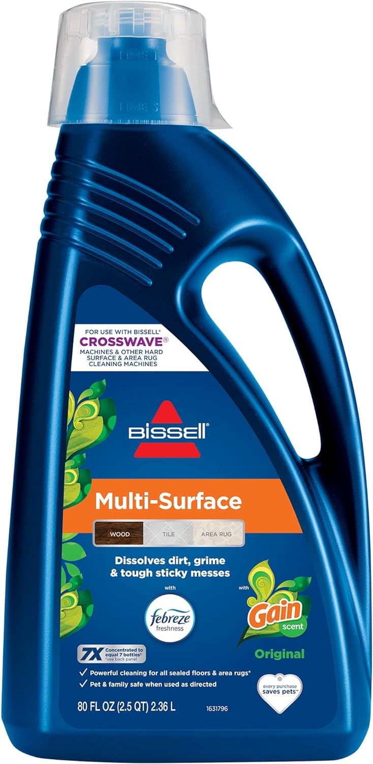 Bissell® Multi-Surface with Febreze + Gain, 3445G, 80 oz, Safe of Sealed Hard Floors and Area Rugs
