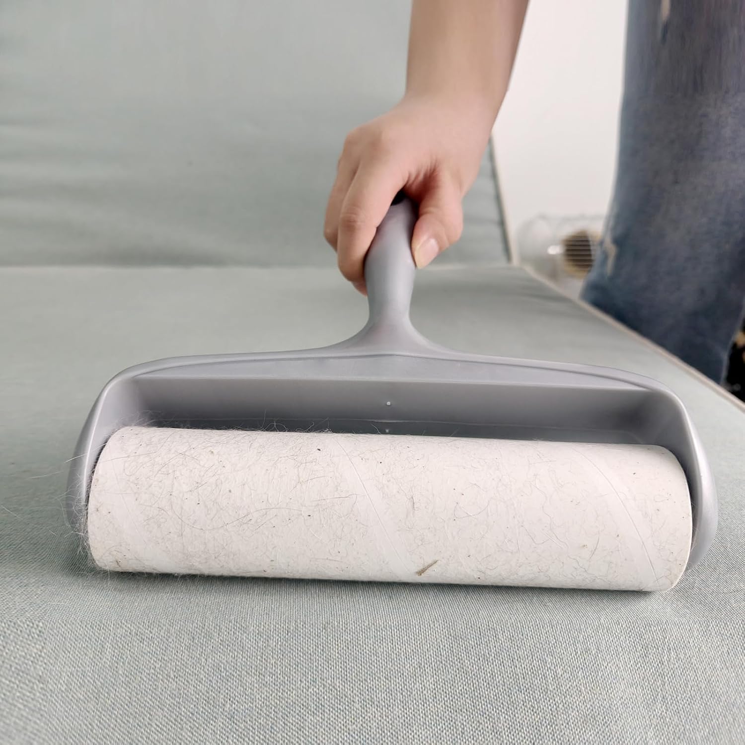 8 inch Large Surface Lint Roller Refills for Scotch-Brite 50% Stickier 8" Wide Lint Roller