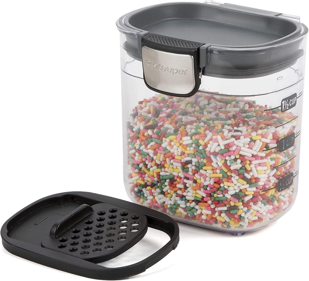 Progressive PKS-401 1.5 Cup Mini Prokeeper+ Airtight Silicone Seal Storage Container Great For