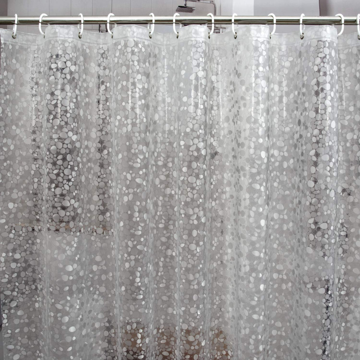 Bostofy Waterproof Shower Curtain Liner 8G EVA Thick Shower Curtain with Heavy Duty 3 Bottom