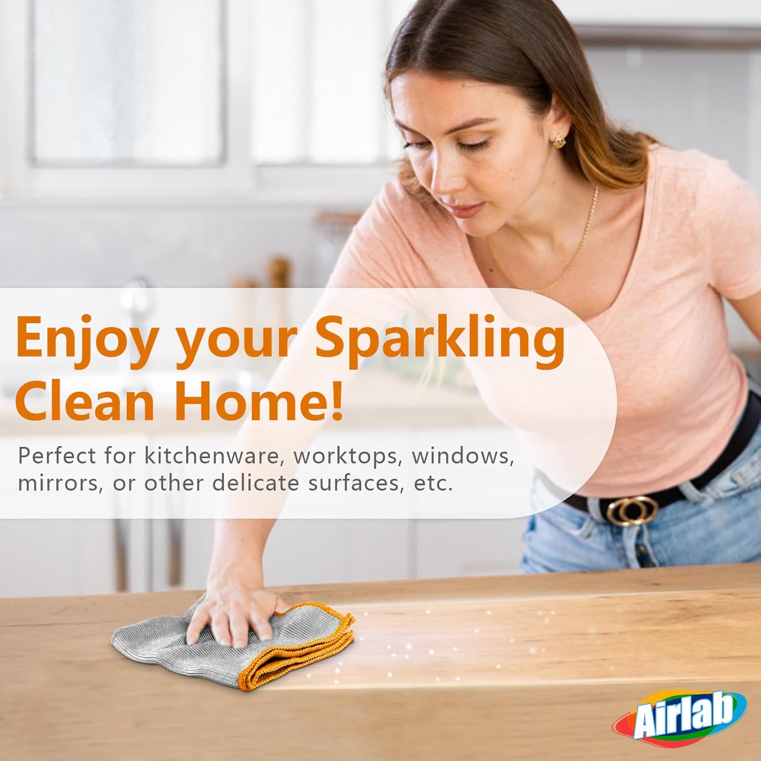 Glass Polishing Cloth Streak Free Miracle Microfiber Cleaning Cloth Lint Free Cleaning Rags for