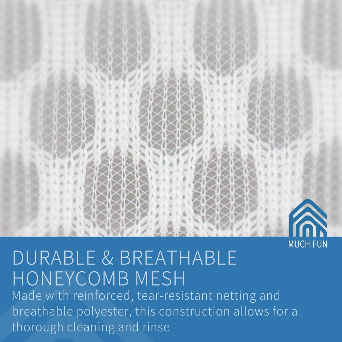 Muchfun 3Pcs Bra Wash Bags, Honeycomb Mesh Laundry Bags for Delicates, Lingerie, Intimates and