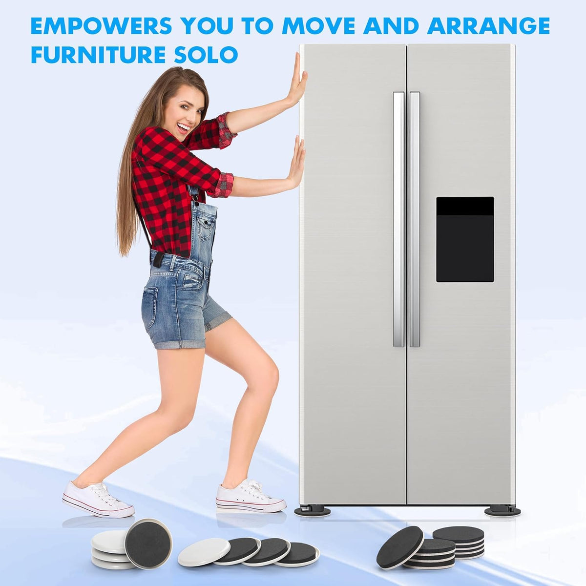 Furniture Lifter Tool, Appliance Lifter, Save 80% Effort, Lift Up to 400 Pounds Heavy Items