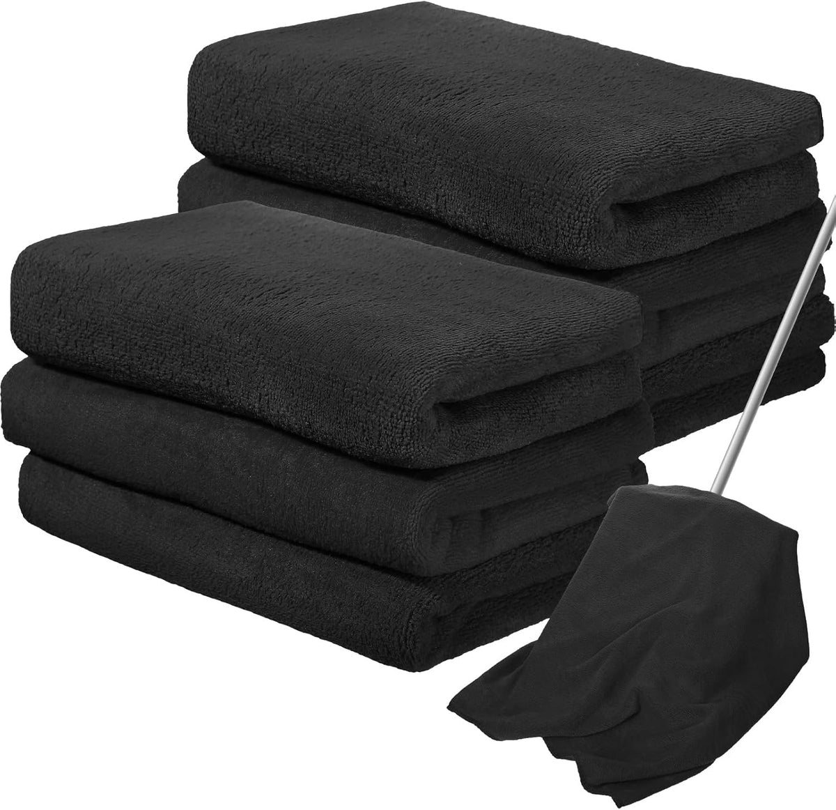 Newwiee 6 Pcs Extra Large Microfiber Cleaning Cloth 30" x 20" Washable Reusable Microfiber Towel