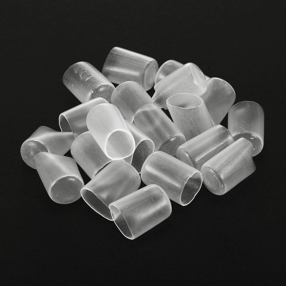uxcell 20pcs Rubber End Caps Protective Caps 14mm ID Vinyl PVC Round Tube Bolt Cap Cover Screw