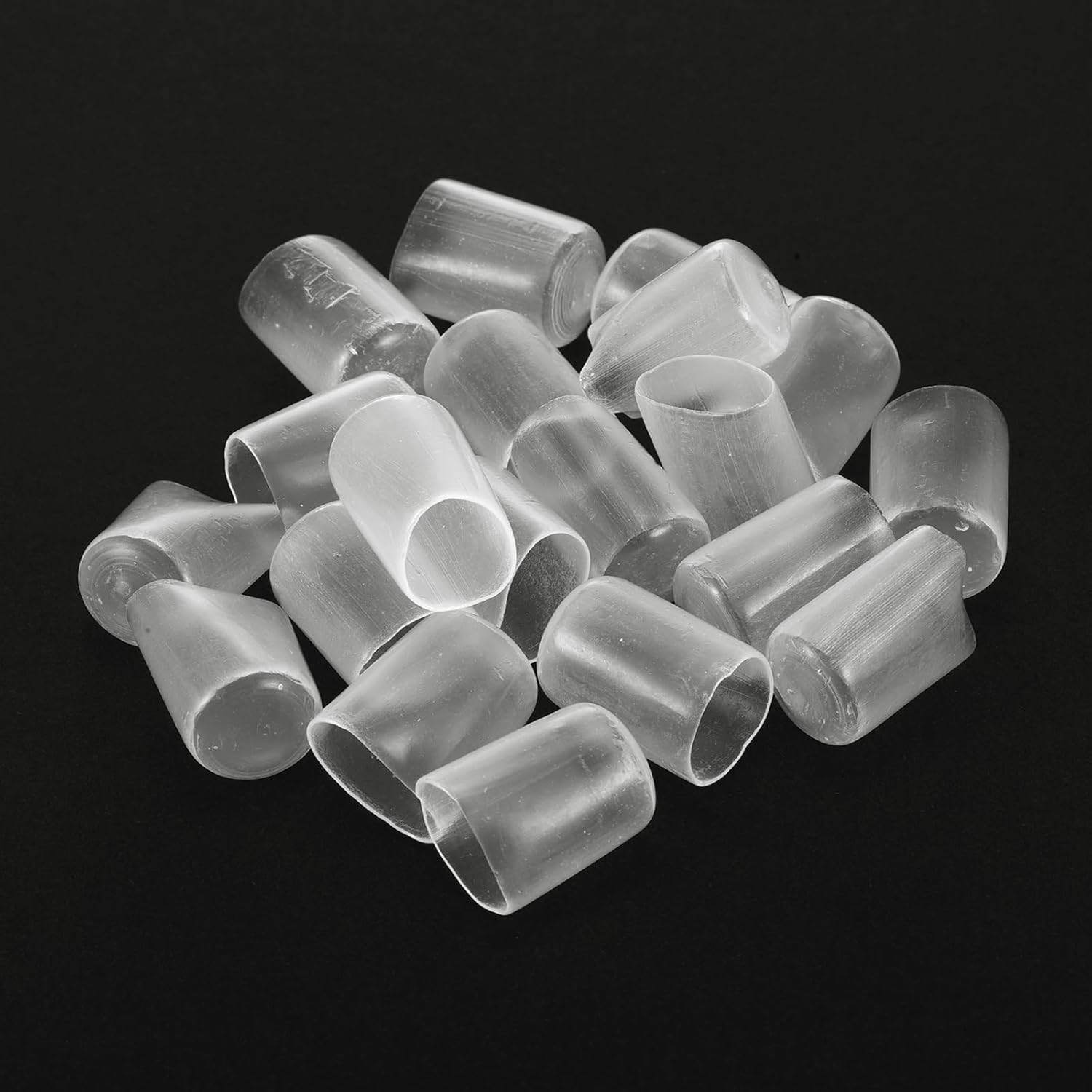 uxcell 20pcs Rubber End Caps Protective Caps 14mm ID Vinyl PVC Round Tube Bolt Cap Cover Screw