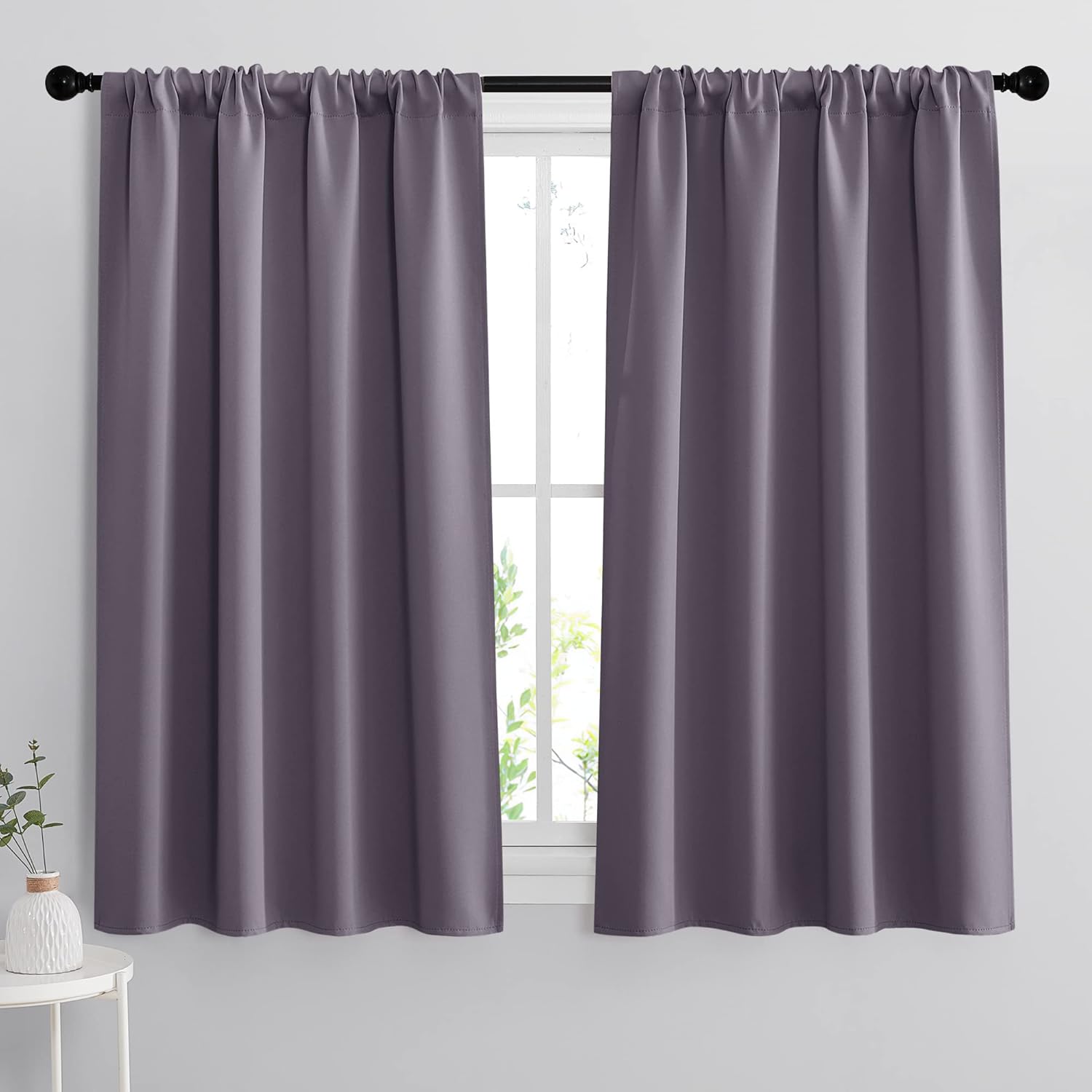 RYB HOME Blackout Curtains for Bedroom - Thermal Insulating Privacy Window Curtains for Kids Nursey