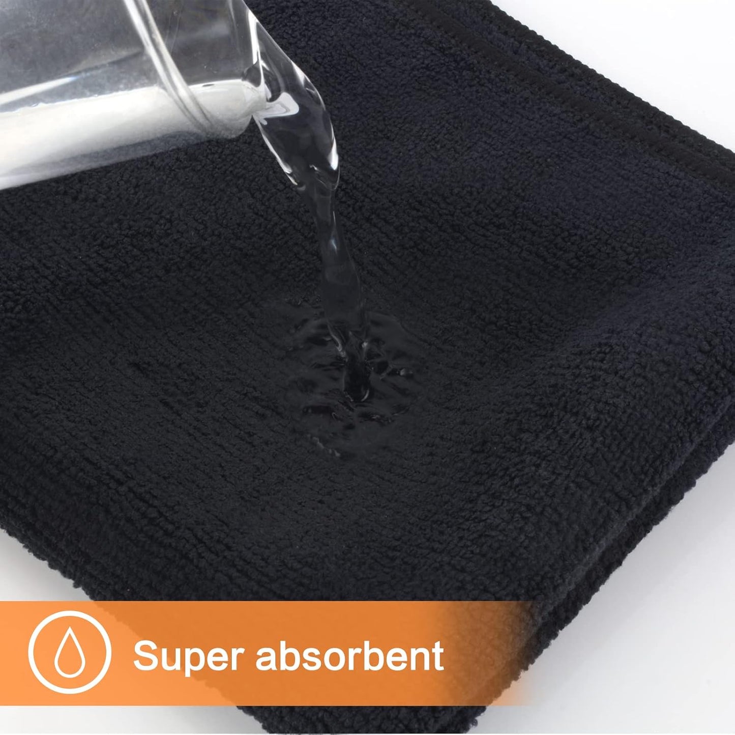 KinHwa Microfiber Dish Cloths for Washing Dishes Ultra Absorbent Dish Rags Fast Drying Kitchen Wash