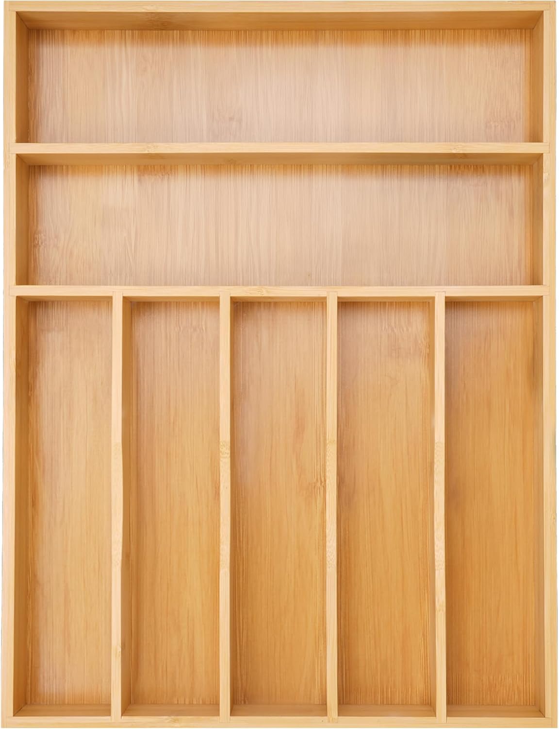 Silverware Organizer Kitchen Drawer Organizer Utensil Organizer Bamboo Silverware Holder Cutlery