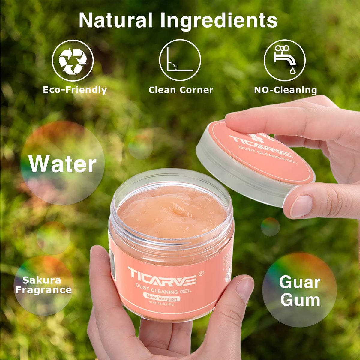 TICARVE 2Pack New Cleaning Gel Detail Putty Car Gel Auto Detailing Tools Car Interior Cleaner Car