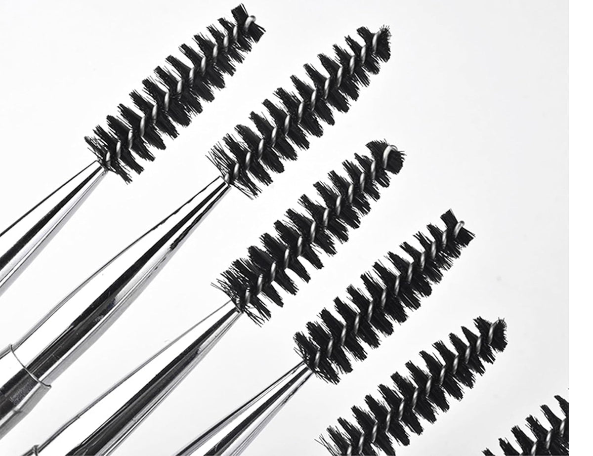 2PCS Mascara Brushes Eyebrow Eyelash Brushes Mascara Wands Applicators Eye Brushes Portable