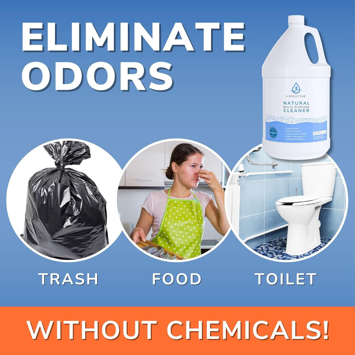 PURE Hypochlorous Acid Spray, Multi-Purpose Cleaner, Superior Shelf Life, 0% Bleach, 0% Alcohol