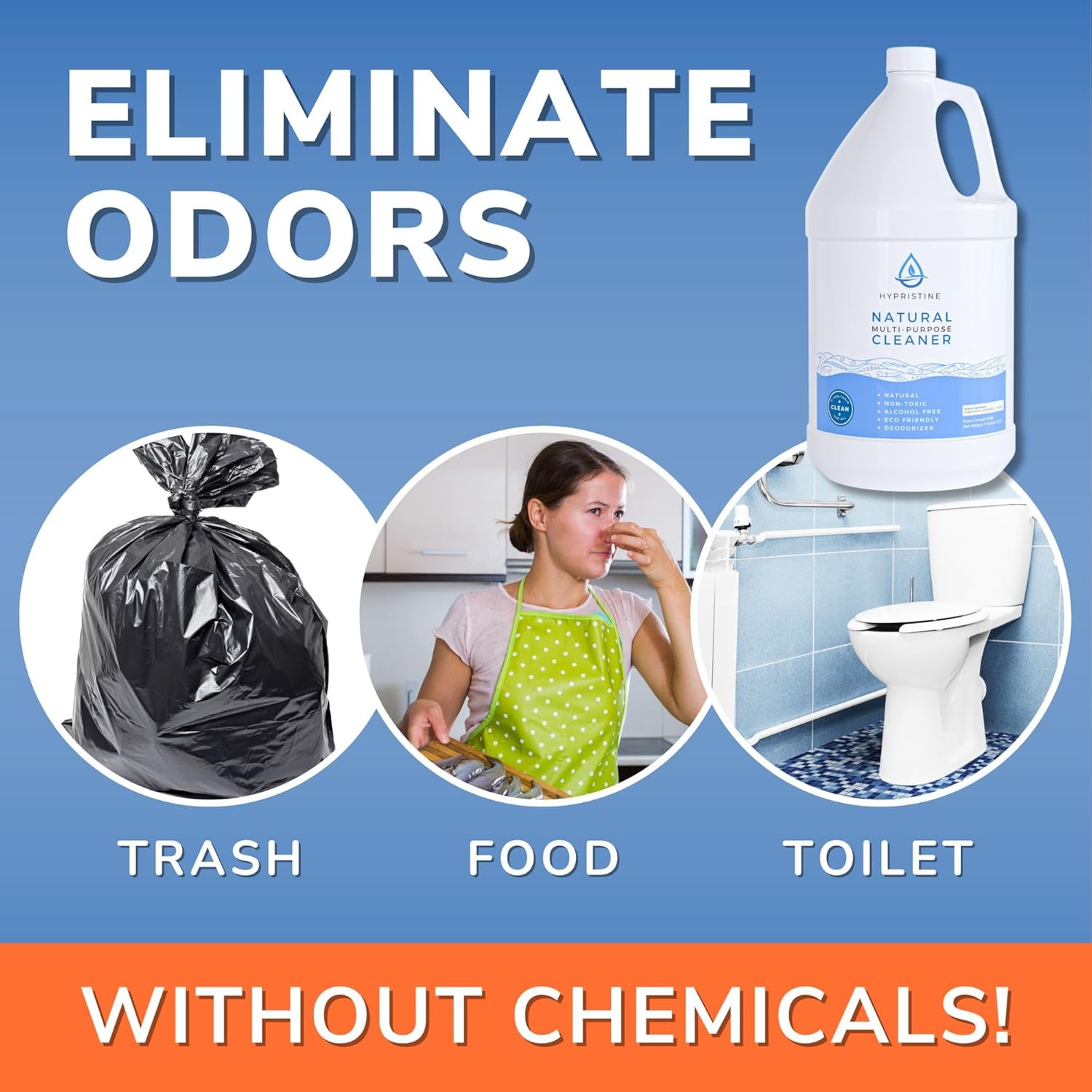 Pure Hypochlorous Acid Multi-Purpose Disinfectant Spray – Bleach- and Alcohol-Free Odor Remover
