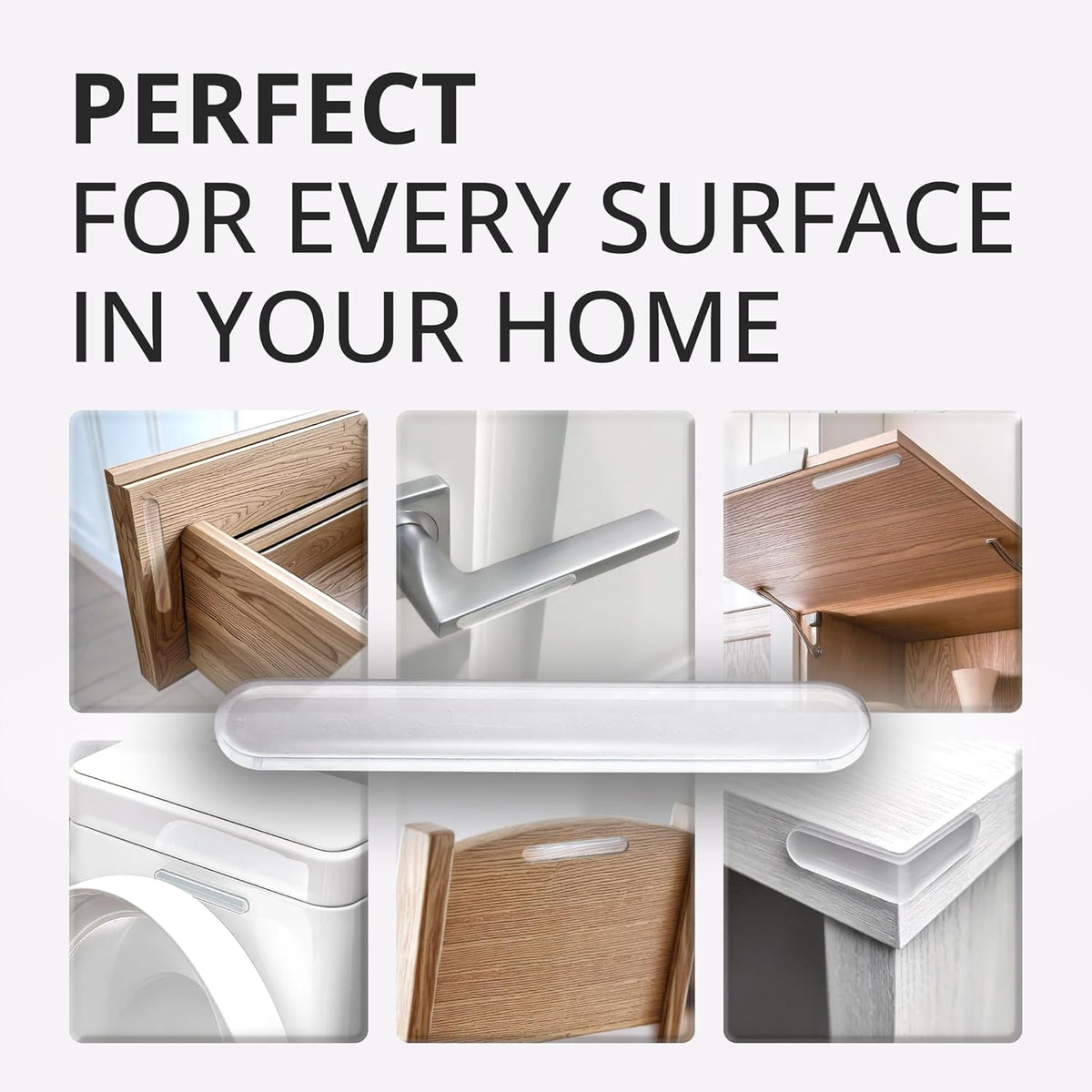 X-Protector Cabinet Door Bumper Strips - 40 PCS - Clear Door Silencer - Premium Cabinet Door