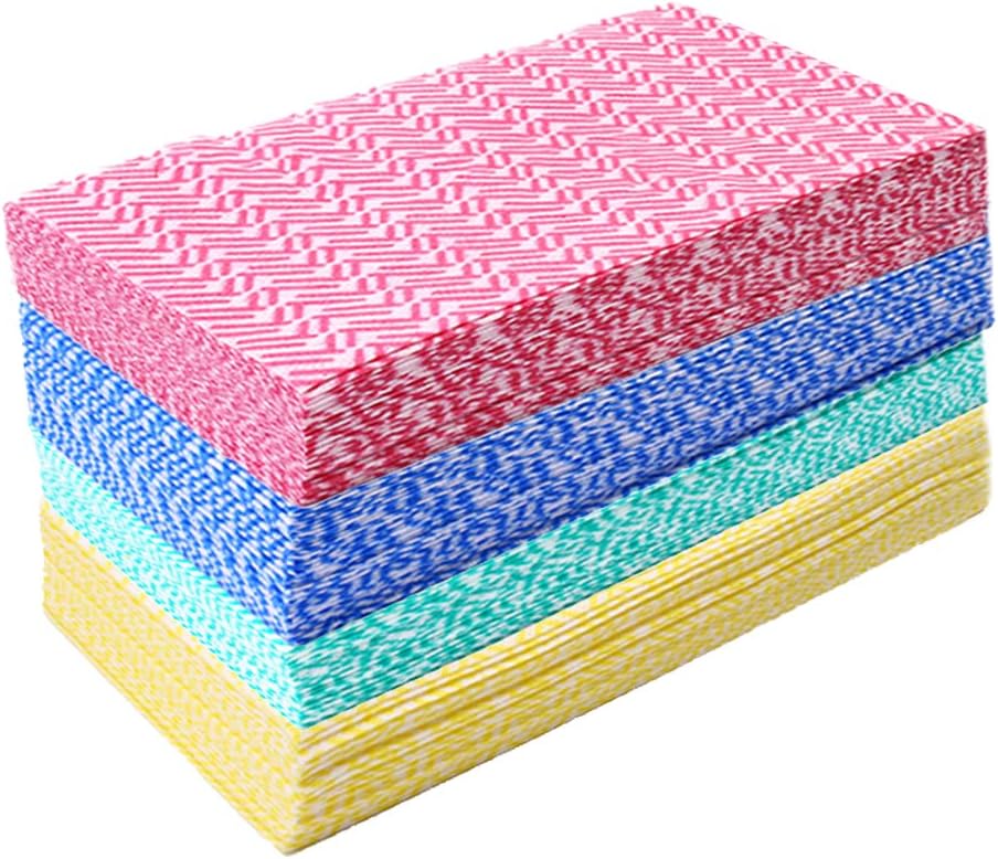 KMAKII Handi Wipe Reusable Cloths - Multi-Purpose Disposable Dish Cloths and Towels, Ultra
