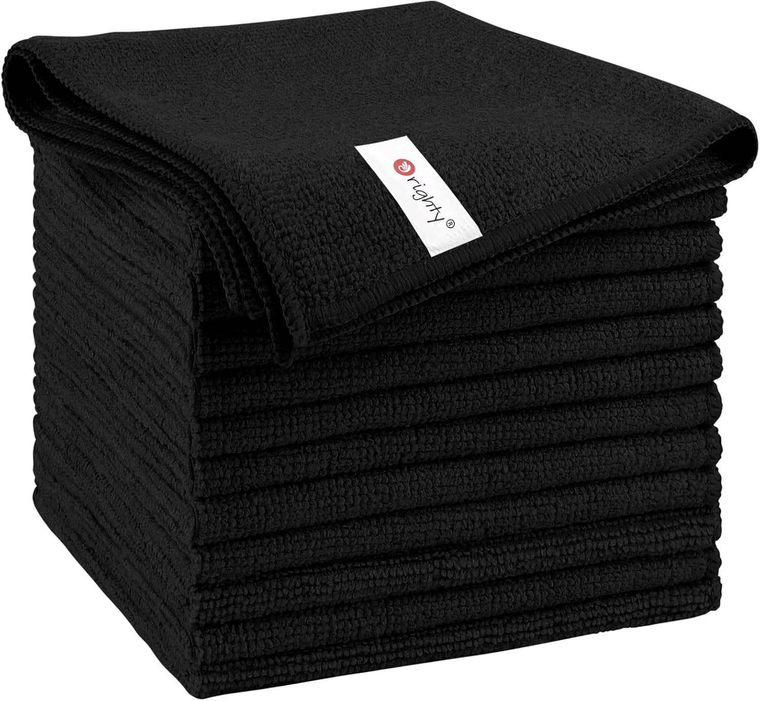 Orighty Microfiber Cleaning Cloth, 12 Pack Microfiber Towels for Cars, Highly Absorbent Car