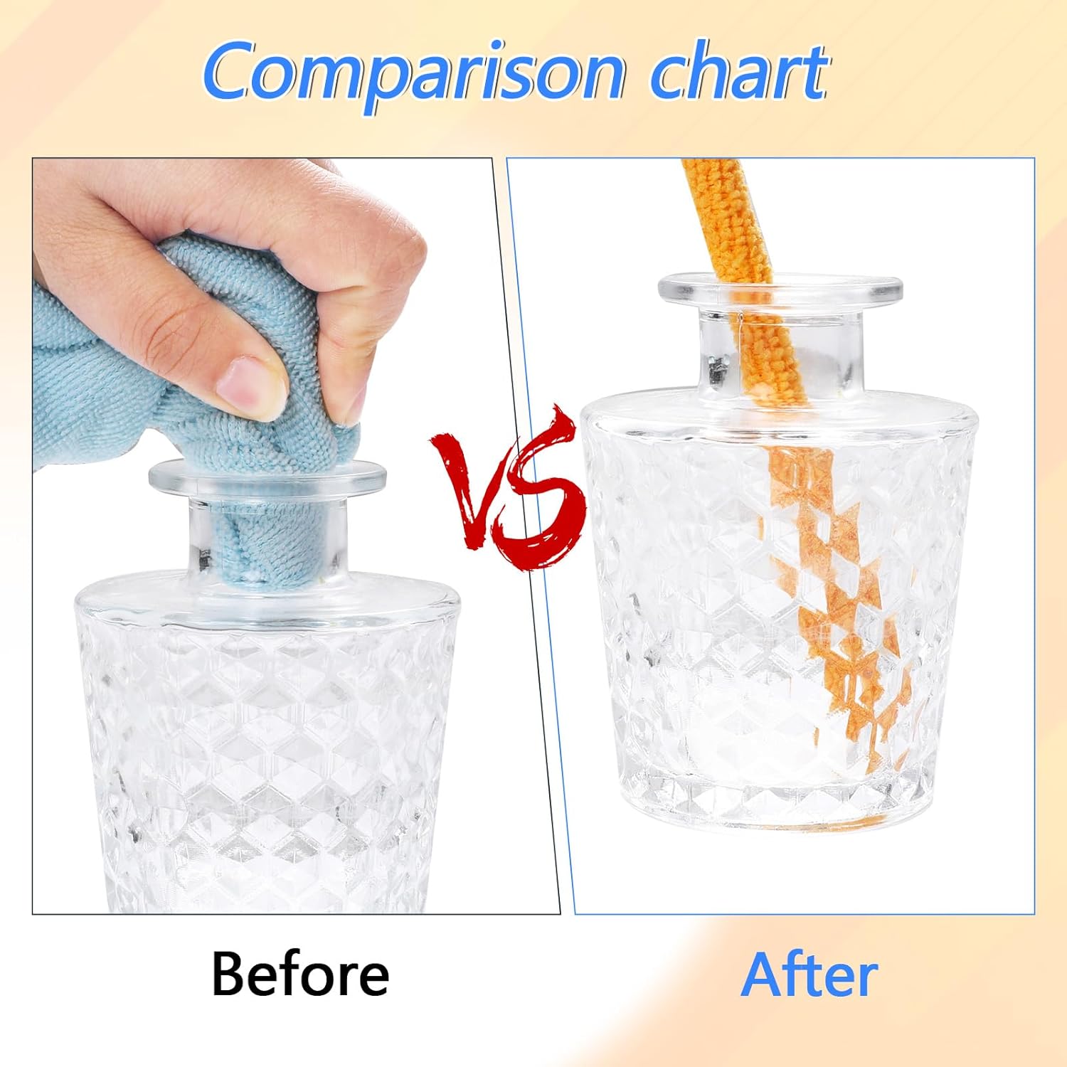 12 Pcs Microfiber Detail Duster Sticks Fan Cleaning Brush Crevice Cleaning Tool AC Vent Cleaner