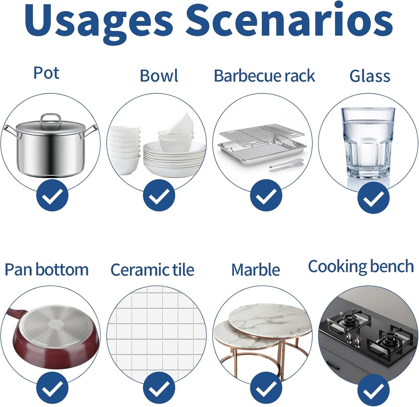 Stainless Steel Scrubber Scrubbing Scouring Pad Sponges Clean Pot Pan and Steel Wool for Kitchen