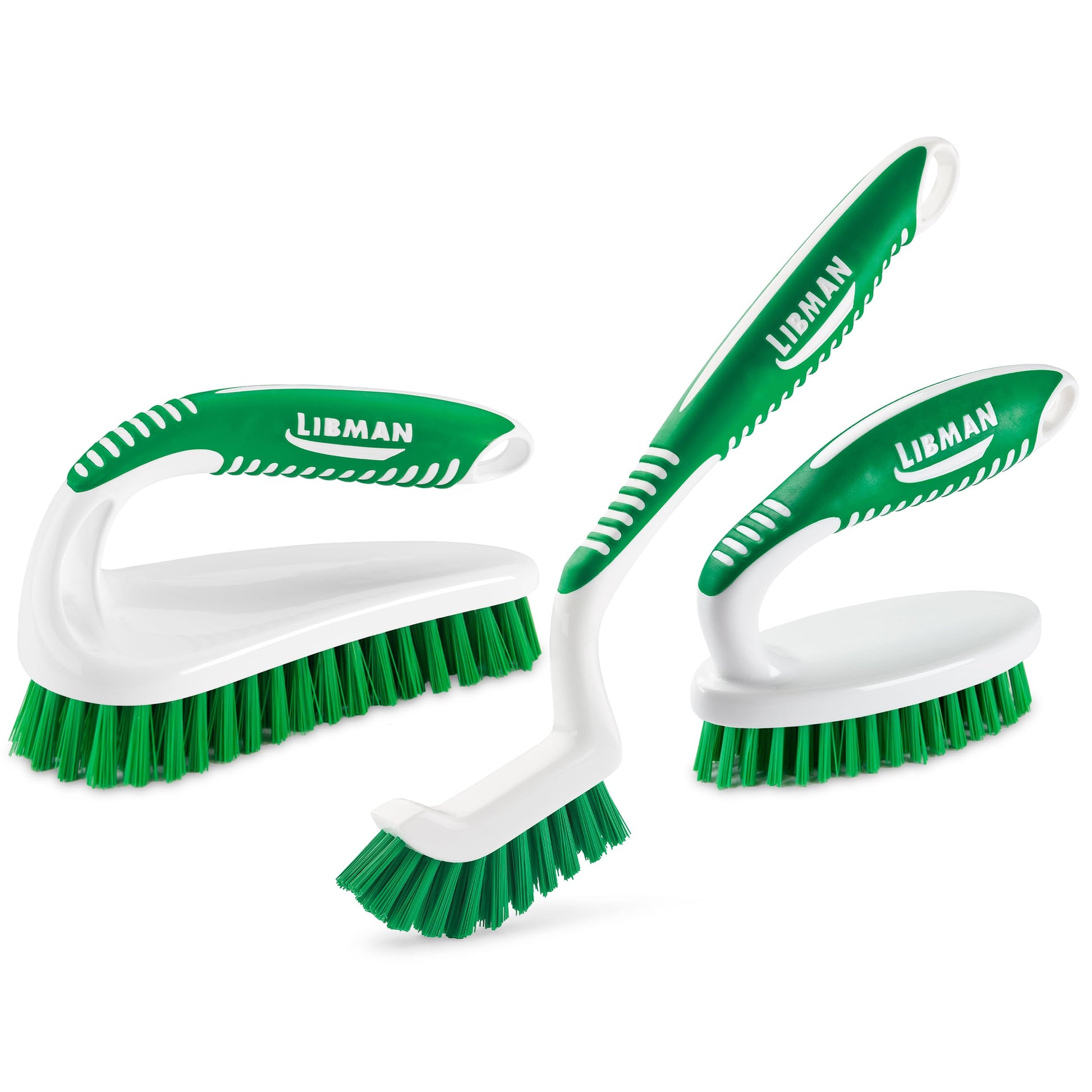 Libman Scrub Brush Kit, 3 Different Brushes Included