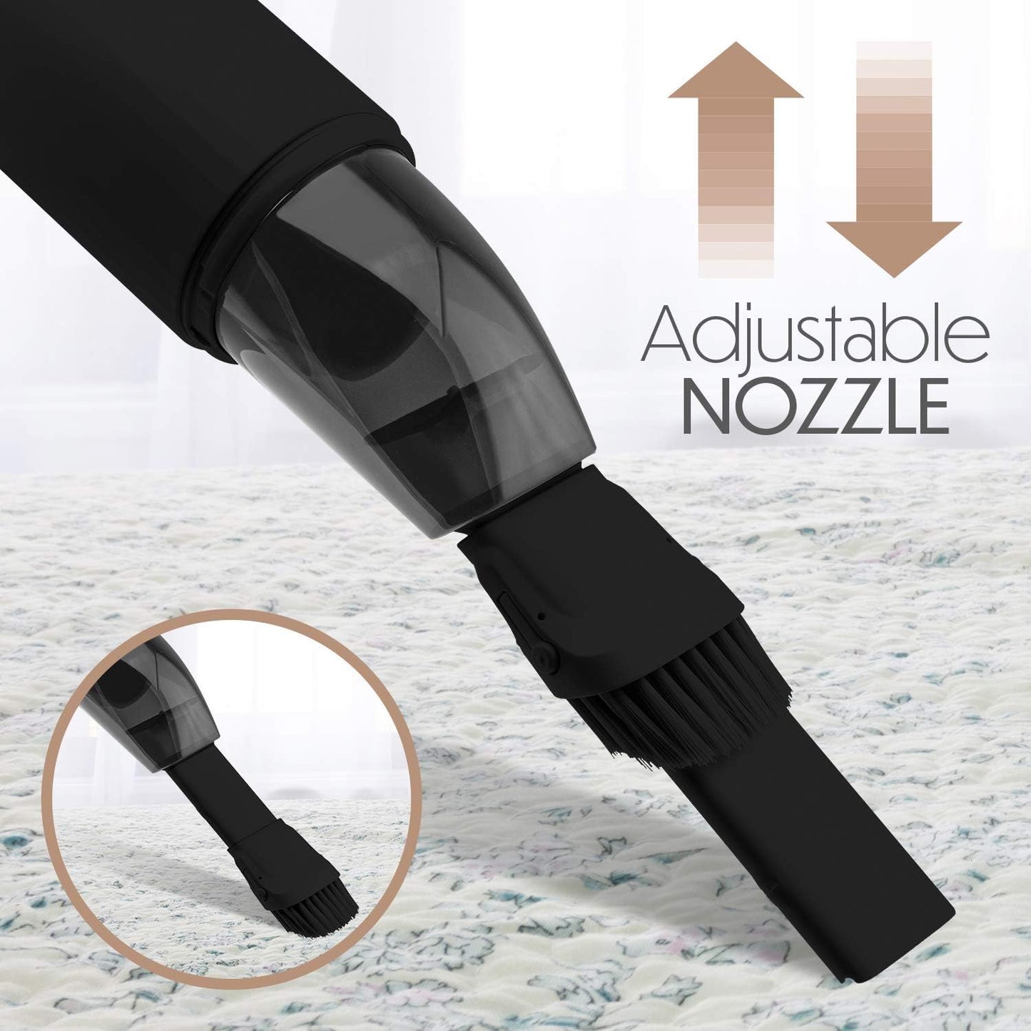 STARUMENT Portable Hand Vacuum Cleaner Handheld Cordless Cleaner for Dust Pet Hair Dirt Home Car