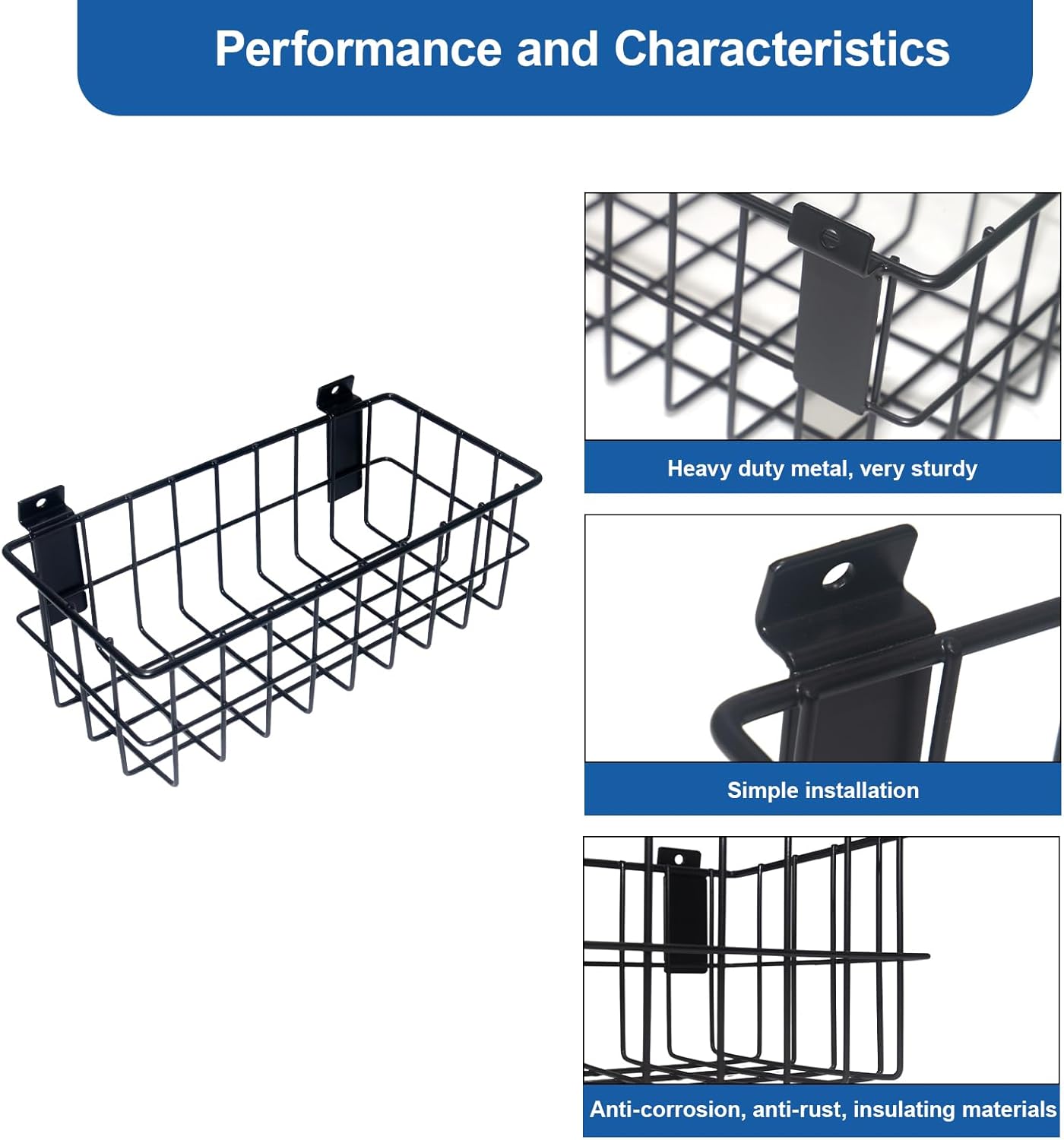 NeatiEase 29 PCS Slatwall Accessories Kit for Garage Rooms Shops Storage, Slat Wall Accessory