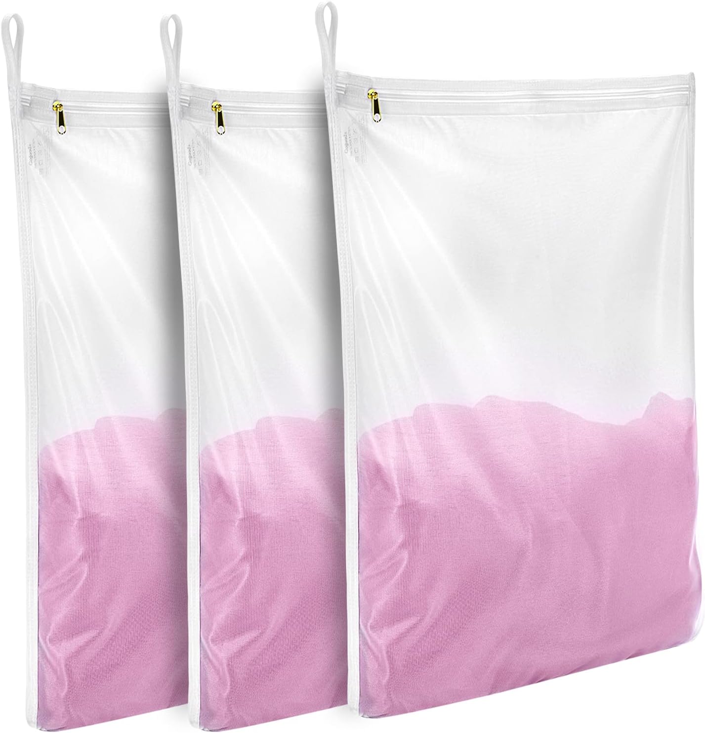 GOGOODA Delicates Laundry Bags, Fine Mesh Wash Bag for Lingerie, Underwear, Bra, Silk, Socks with