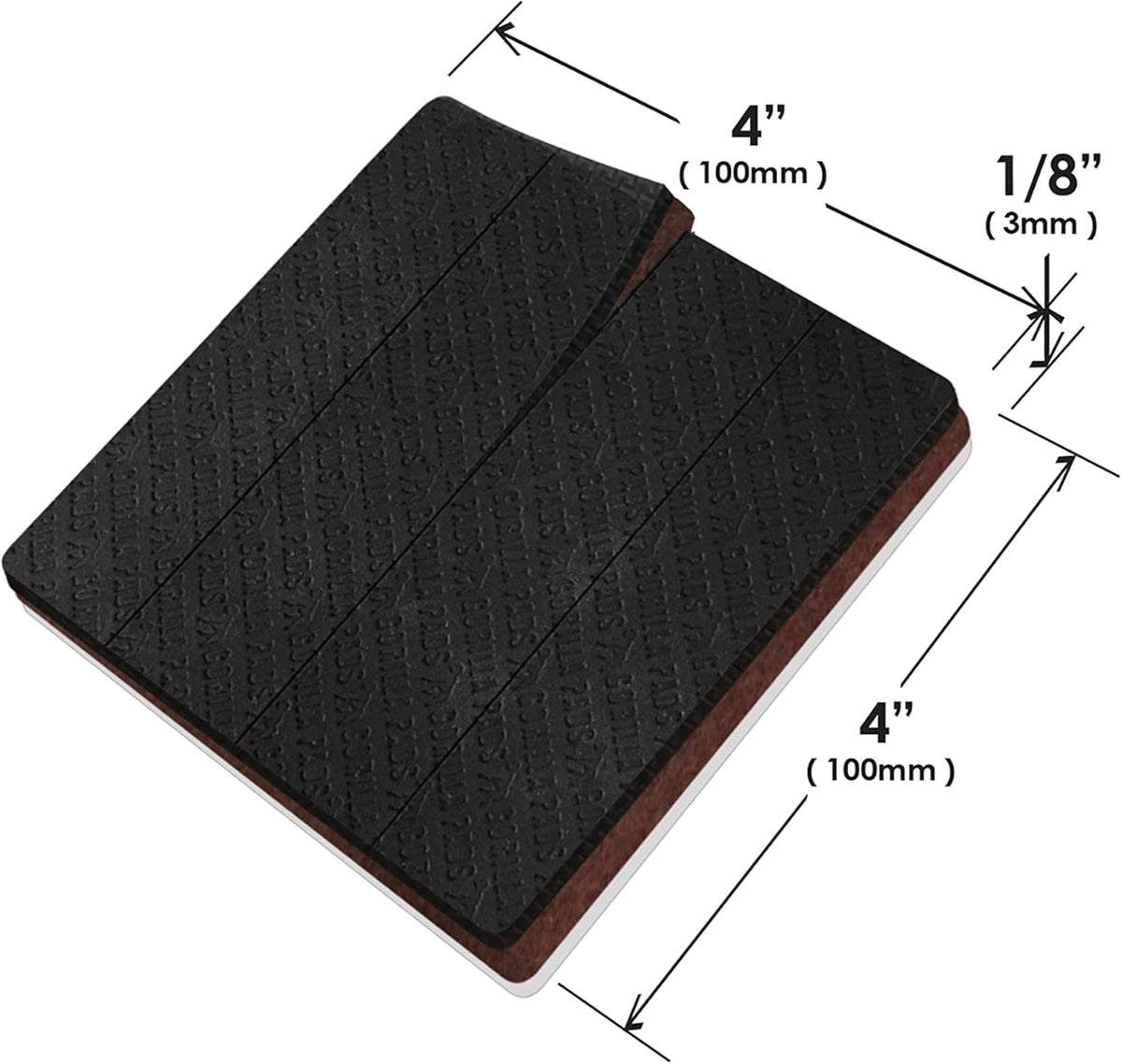 Slipstick GorillaPads Non Slip Furniture Pads/Gripper Feet Floor Protectors (Set of 8) Premium 4