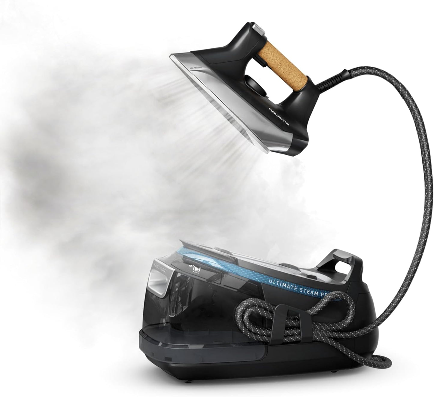 Rowenta, Iron, Ultimate Steam Pro Stainless Steel Soleplate Professional Steam Station for Clothes