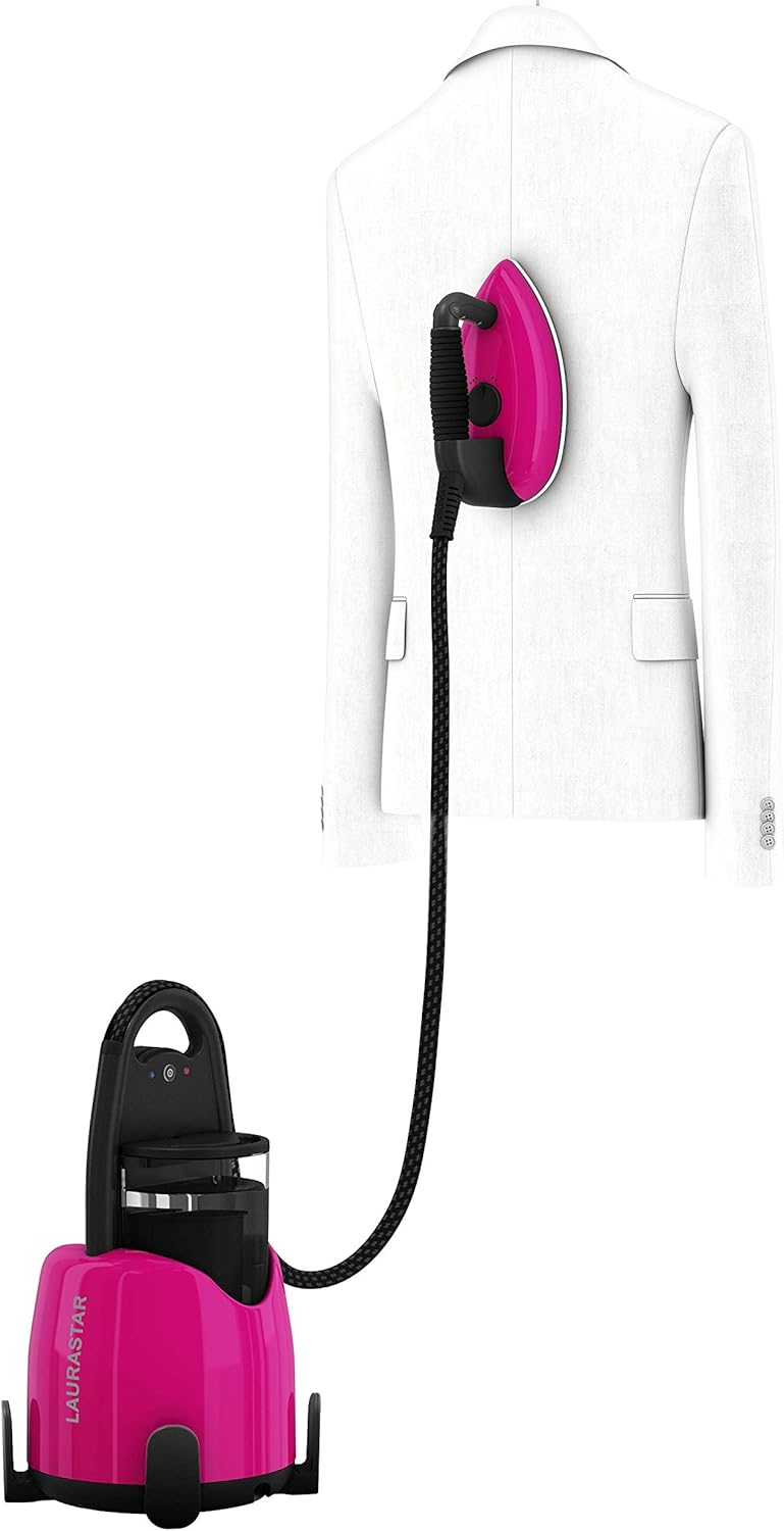 Laurastar Lift Plus Steam Iron in Pinky Pop: Swiss Engineered 3-in-1 Steam Generator That Irons